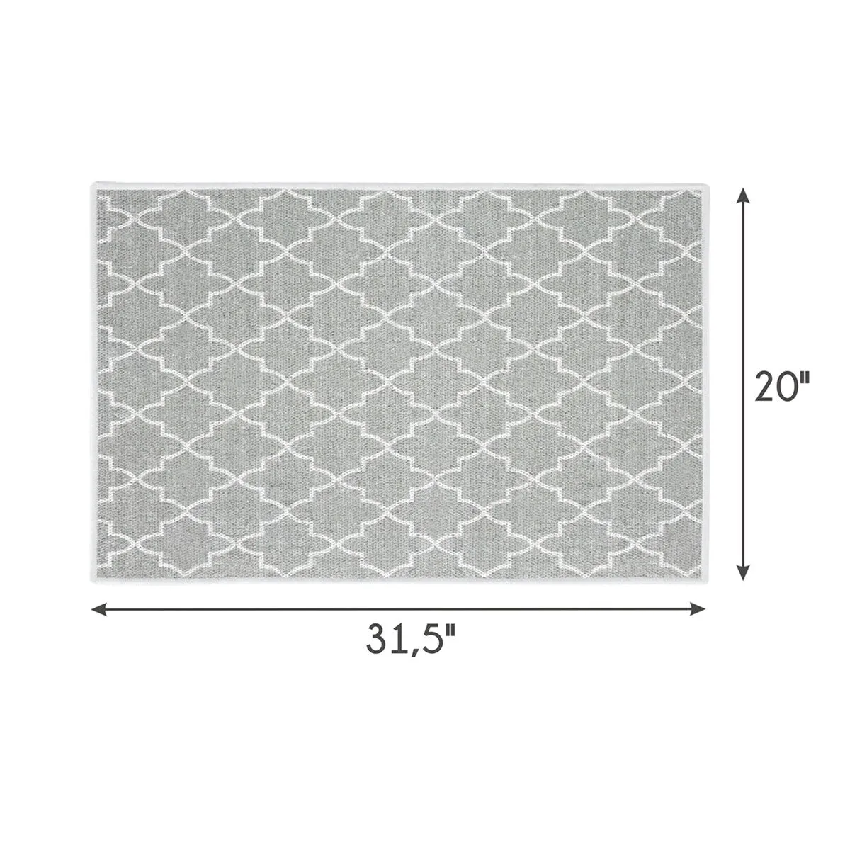 SussexHome Non-Skid Ultra-Thin Area Rugs for Laundry Room. Entryway. Bathroom and Kitchen - Washable Multipurpose Floor Mat