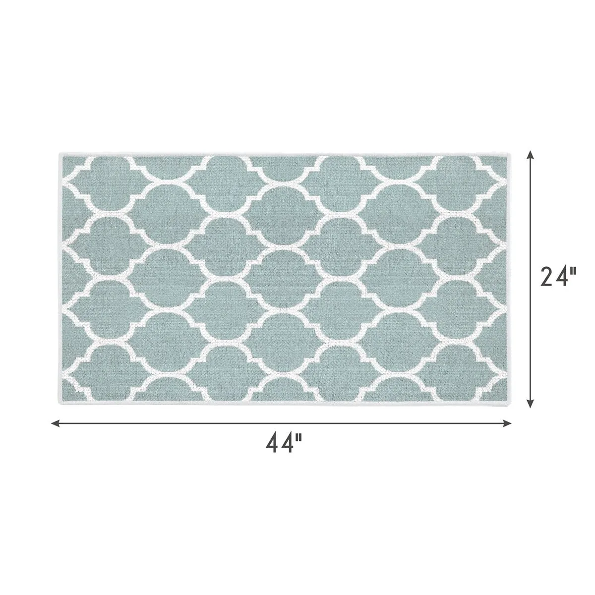 SussexHome Non-Skid Ultra-Thin Area Rugs for Laundry Room. Entryway. Bathroom and Kitchen - Washable Multipurpose Floor Mat