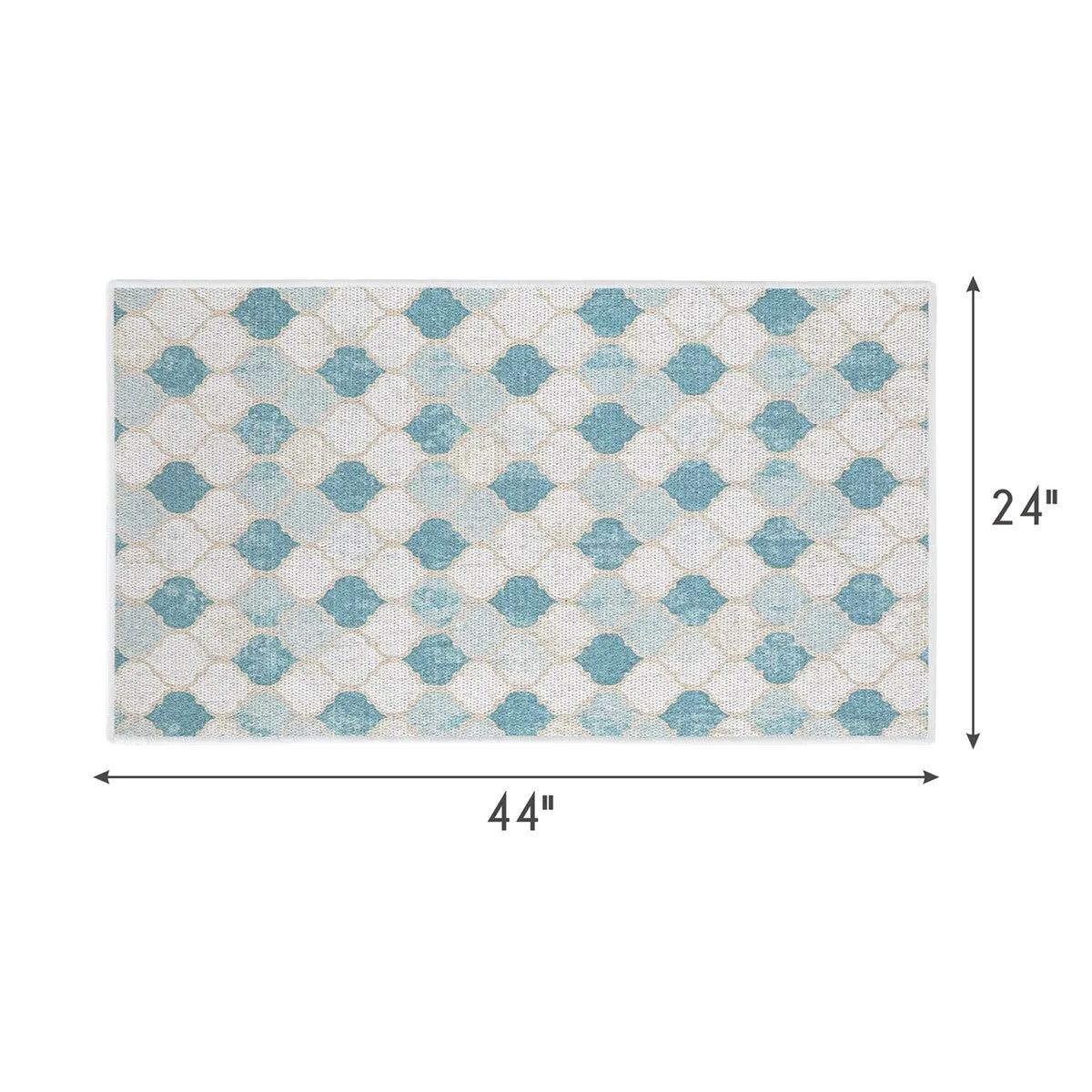 SussexHome Non-Skid Ultra-Thin Area Rugs for Laundry Room. Entryway. Bathroom and Kitchen - Washable Multipurpose Floor Mat