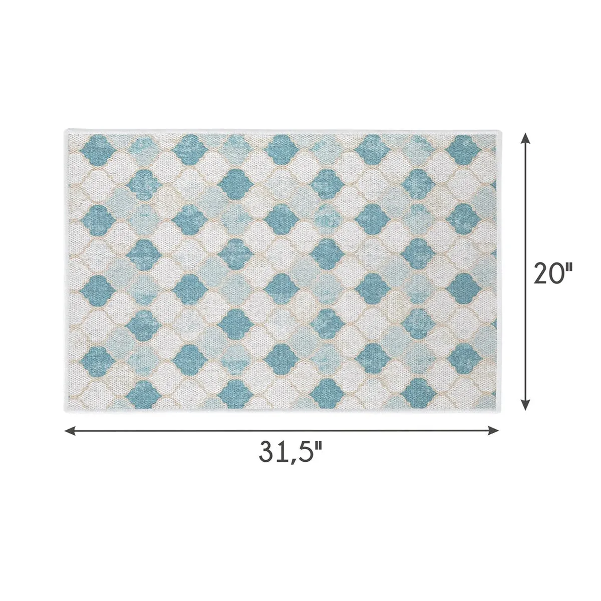 SussexHome Non-Skid Ultra-Thin Area Rugs for Laundry Room. Entryway. Bathroom and Kitchen - Washable Multipurpose Floor Mat