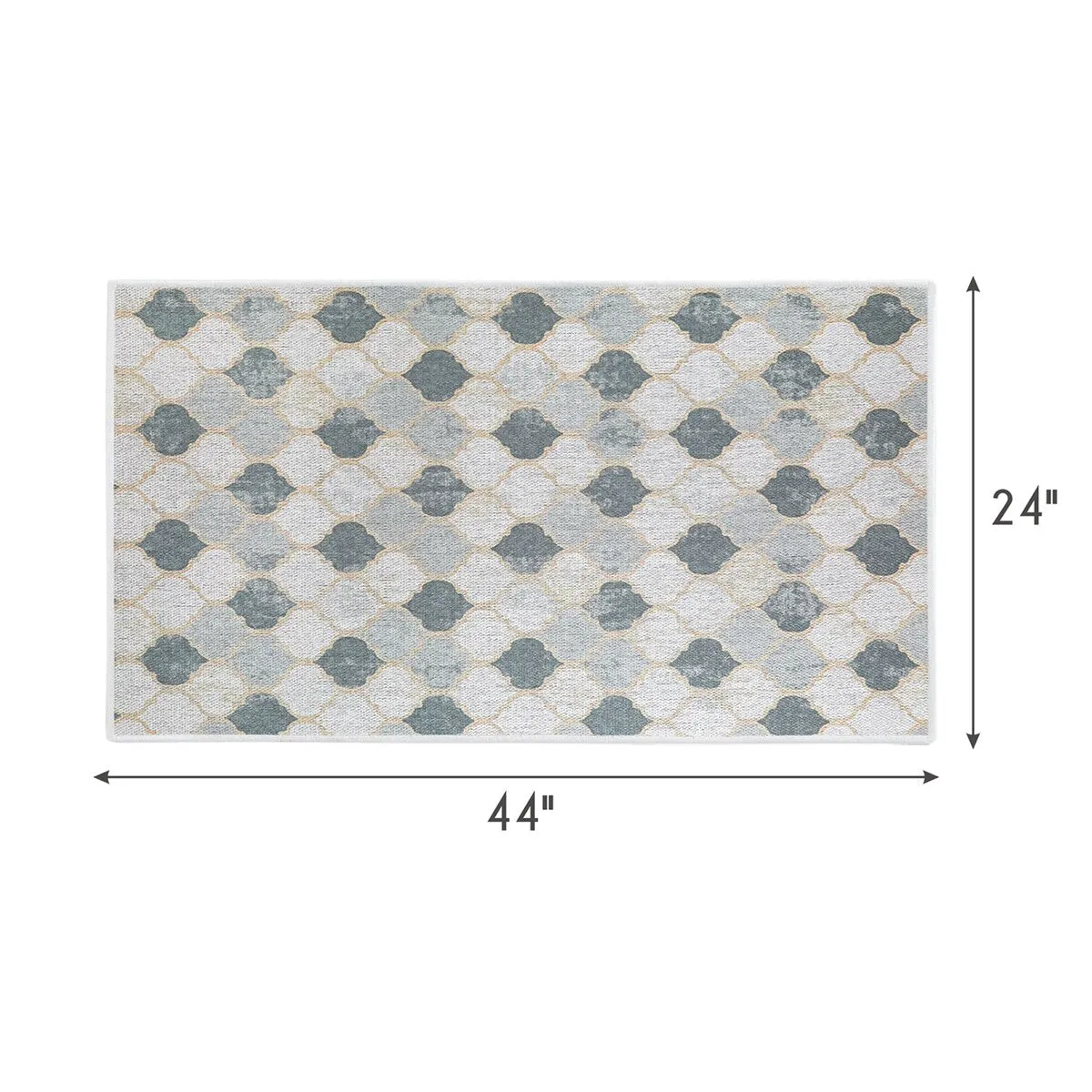 SussexHome Non-Skid Ultra-Thin Area Rugs for Laundry Room. Entryway. Bathroom and Kitchen - Washable Multipurpose Floor Mat