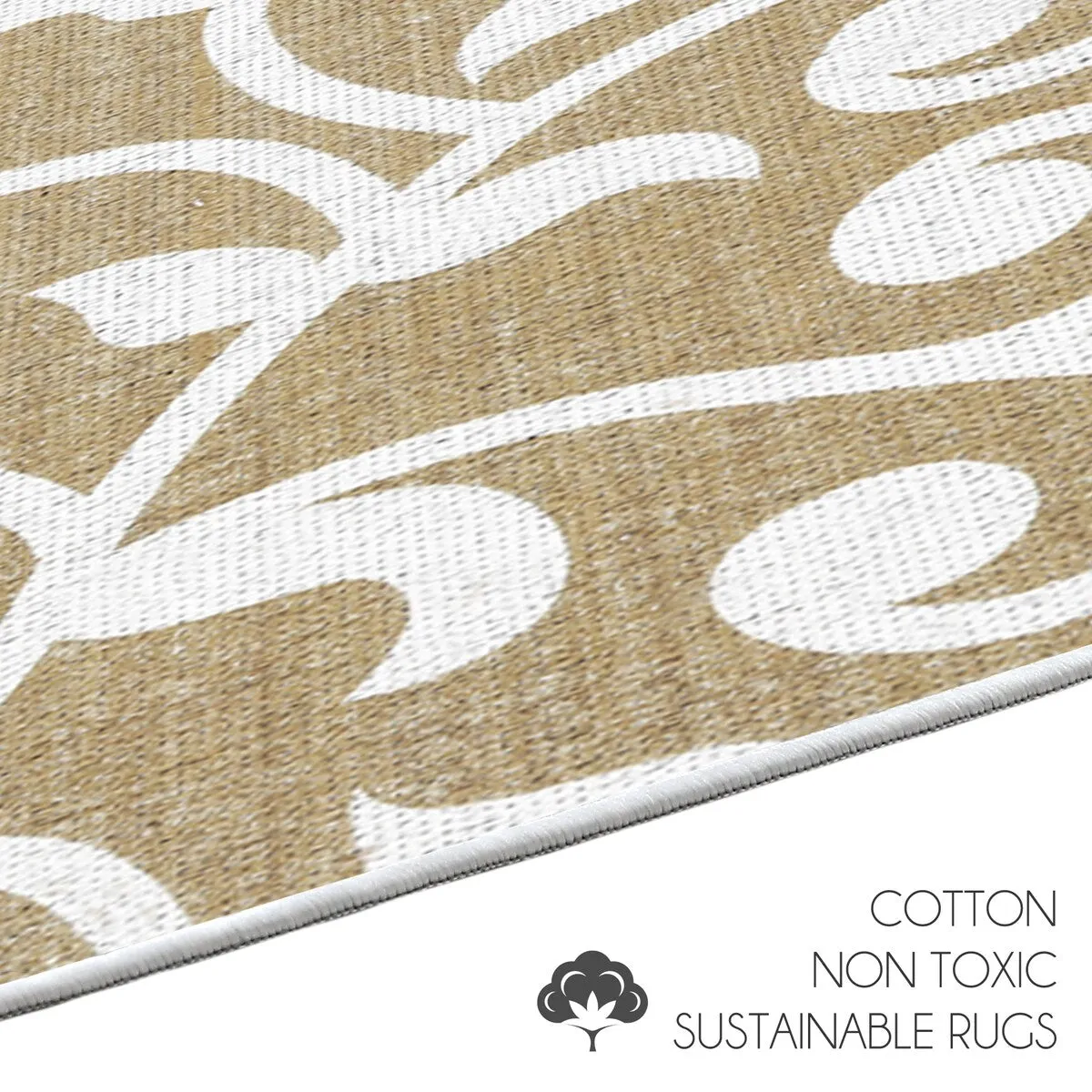 SussexHome Non-Skid Ultra-Thin Area Rugs for Laundry Room. Entryway. Bathroom and Kitchen - Washable Multipurpose Floor Mat