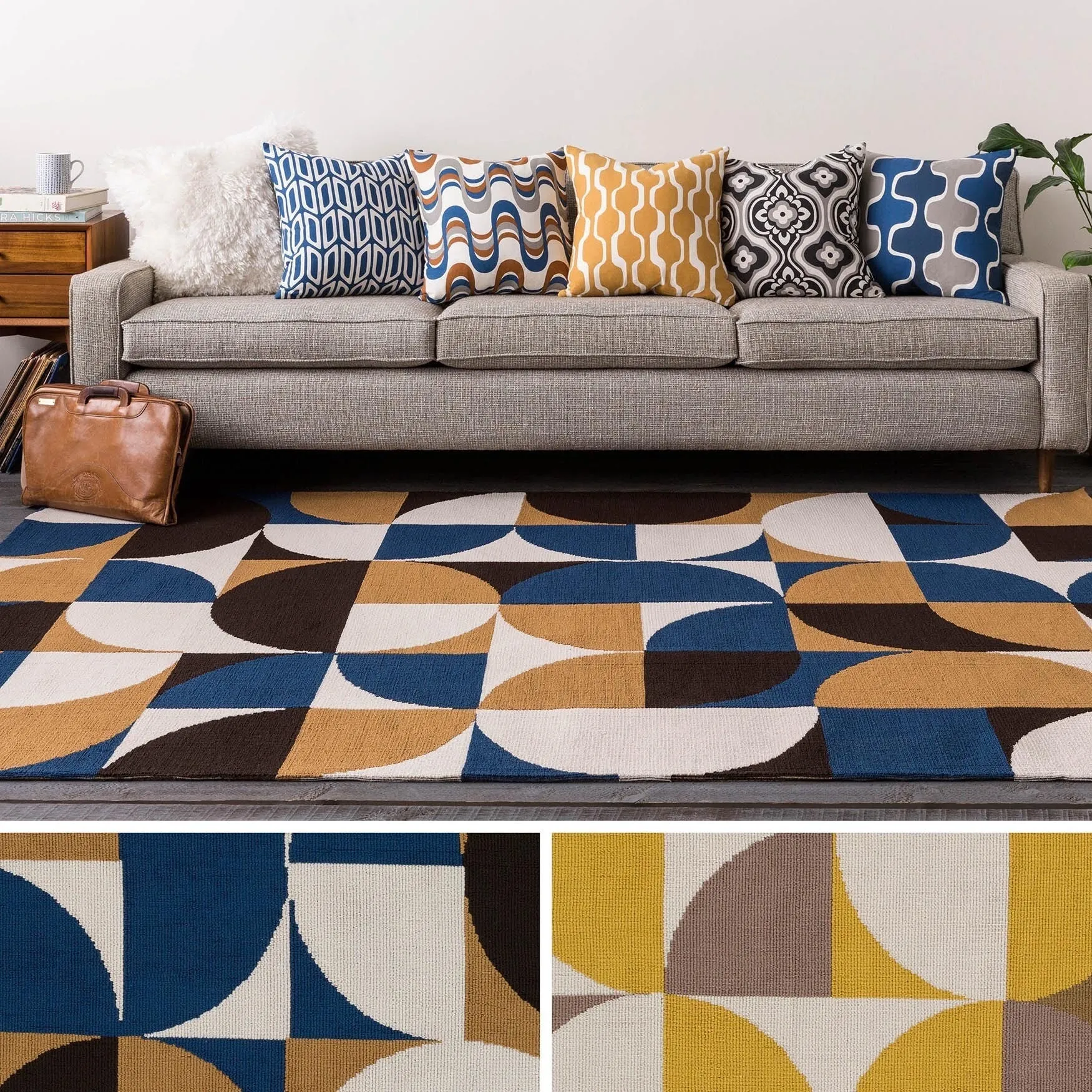 Table-Tufted Vaci Polyester Rug