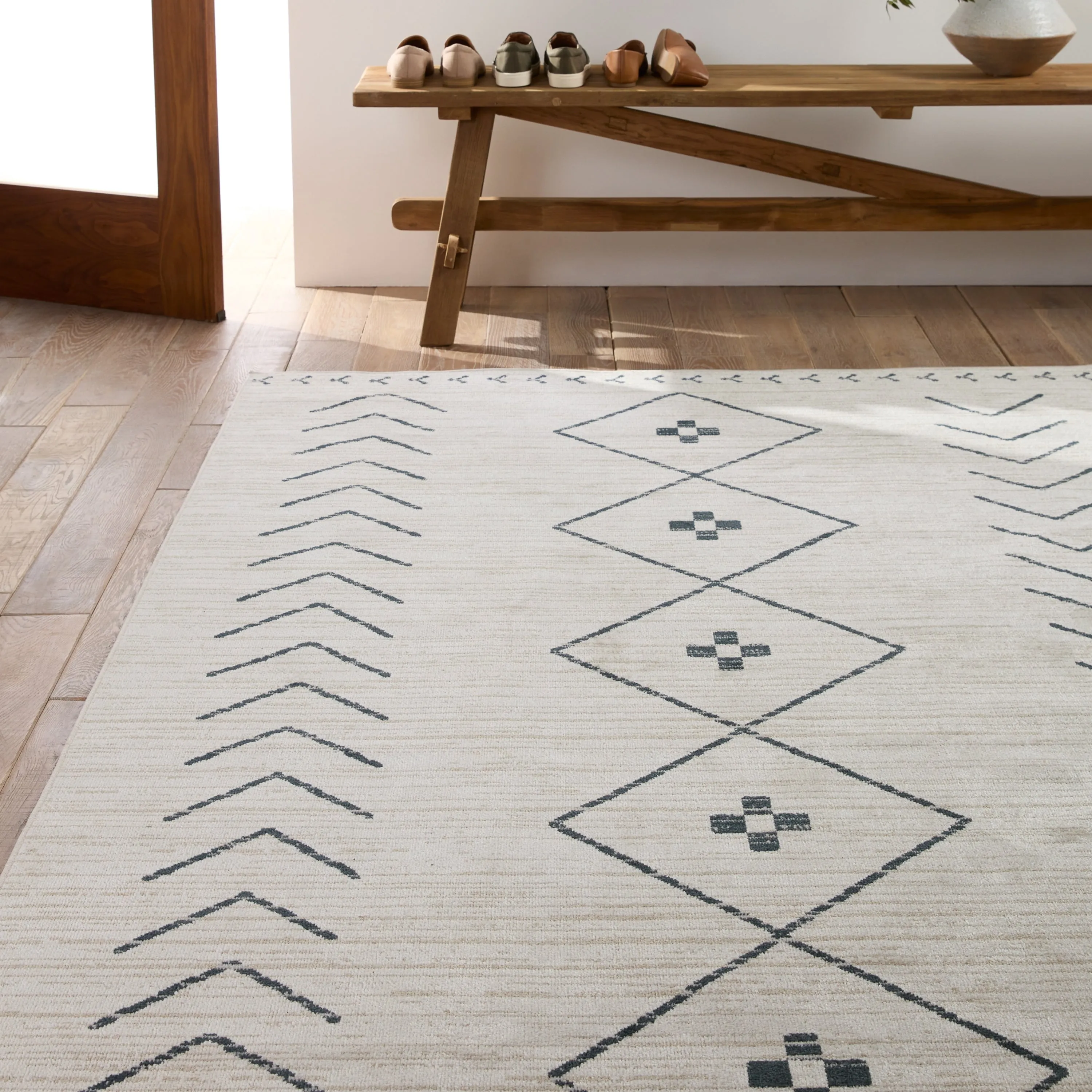 Taos Machine Washable Tribal Area Rug