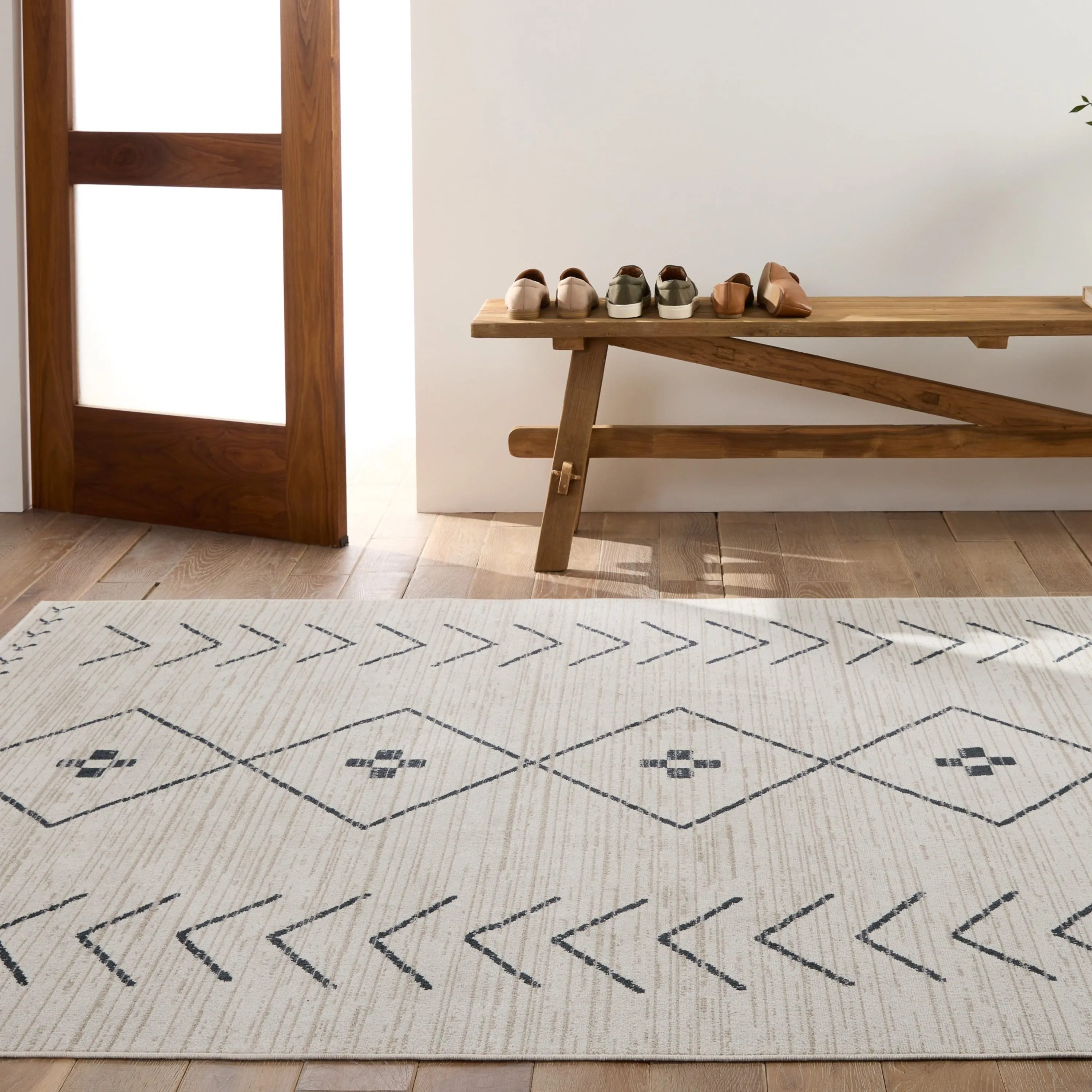 Taos Machine Washable Tribal Area Rug