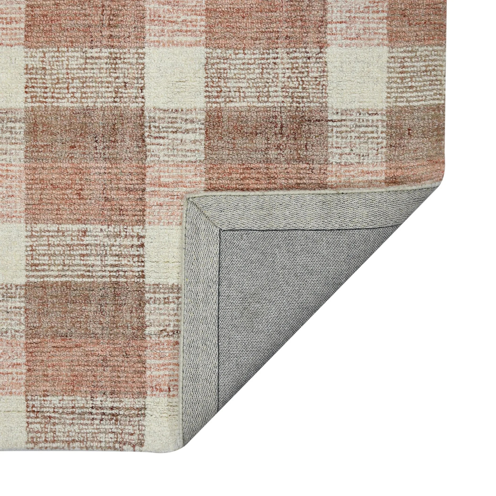 Tennessee Tartan Plaid Hand-Tufted Wool Rug