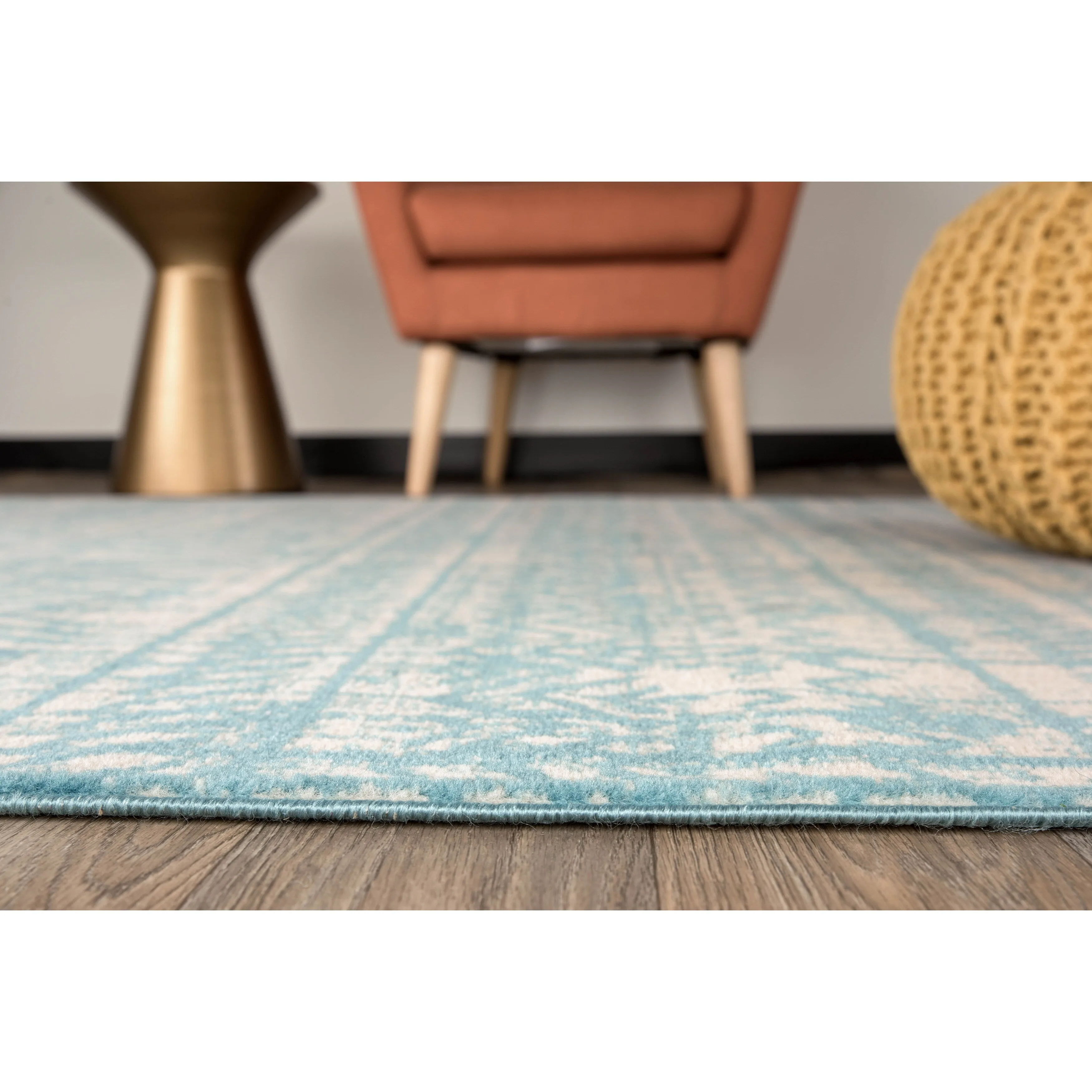The Curated Nomad Midtown Geometric Distressed Bohemian Rug