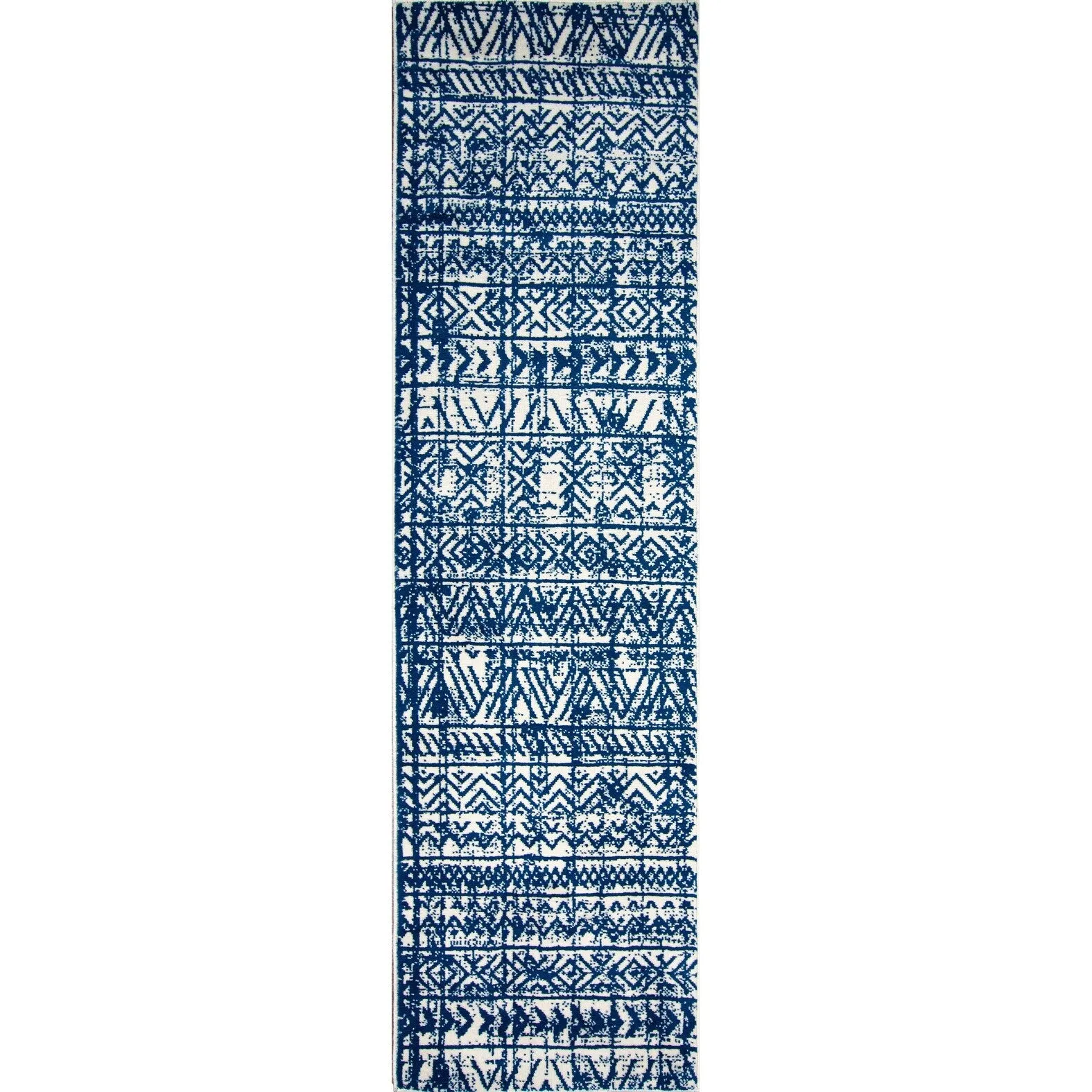The Curated Nomad Midtown Geometric Distressed Bohemian Rug