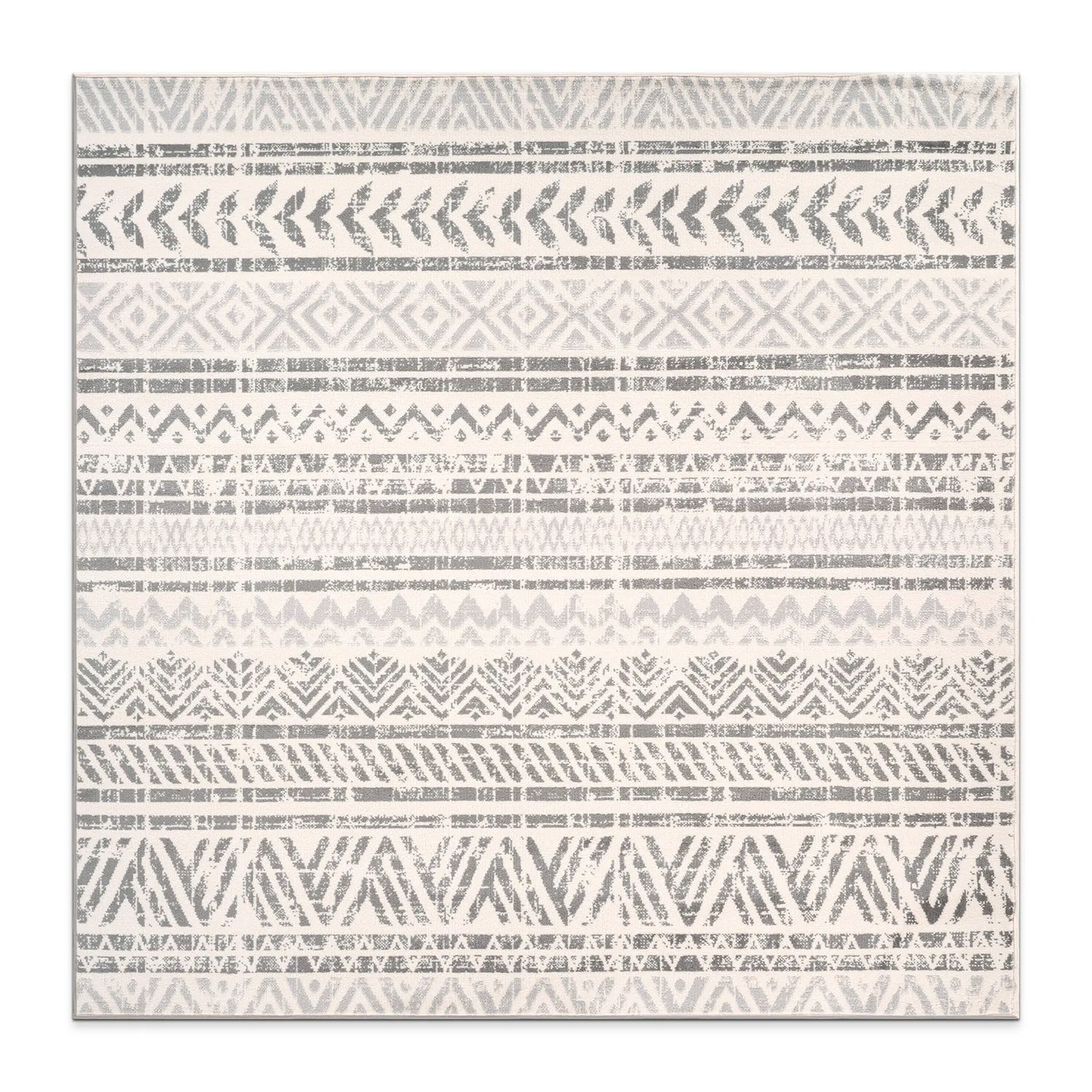 The Curated Nomad Midtown Geometric Distressed Bohemian Rug