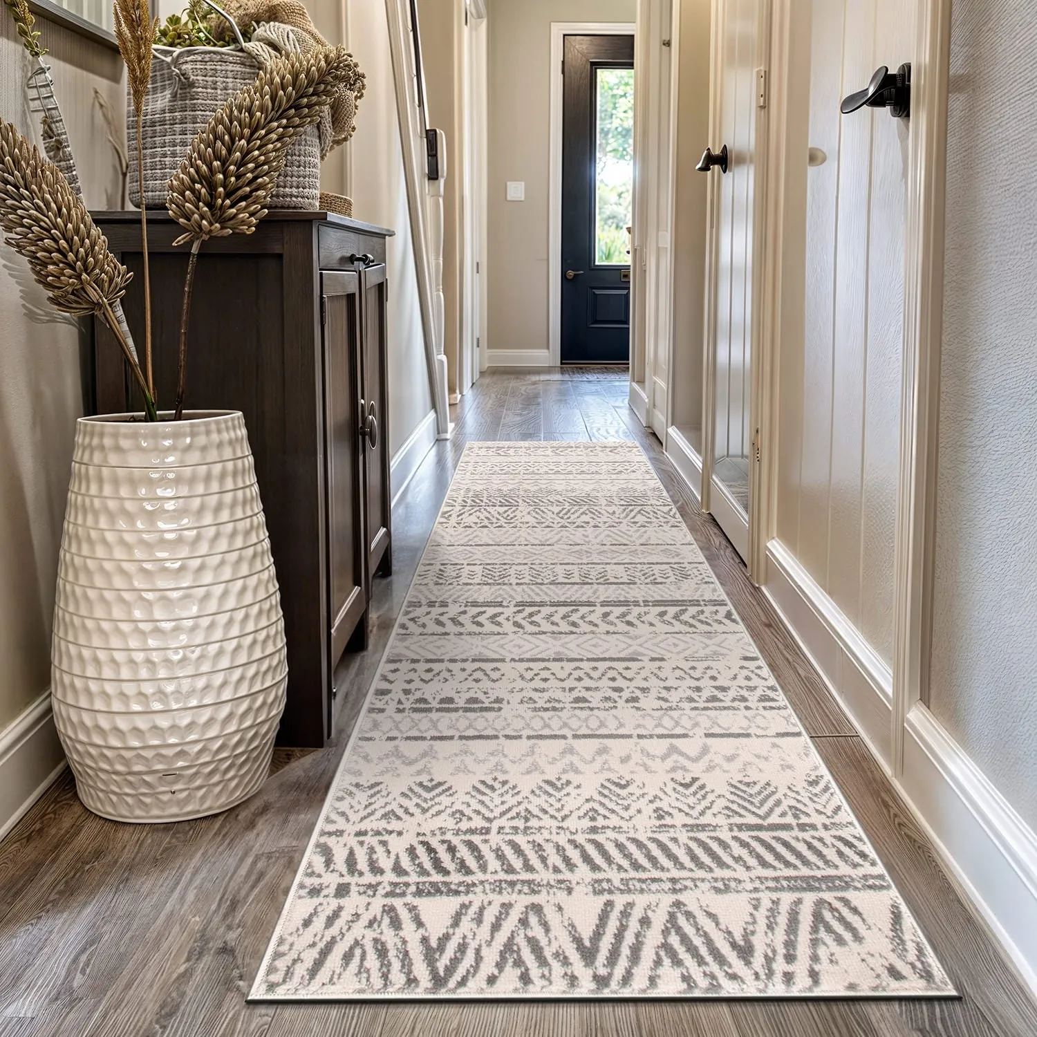 The Curated Nomad Midtown Geometric Distressed Bohemian Rug