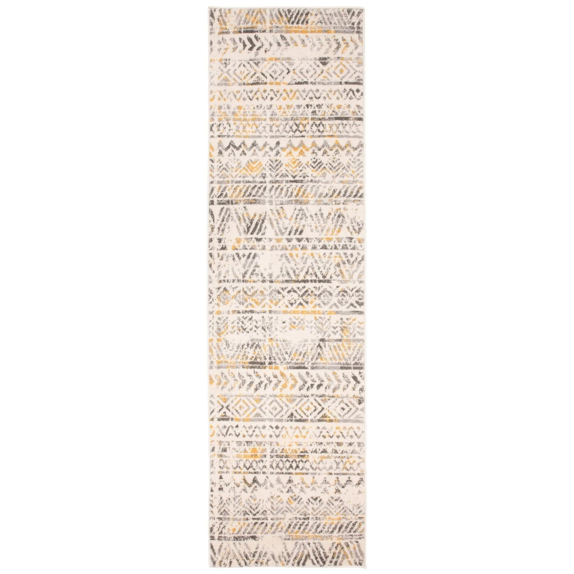 The Curated Nomad Midtown Geometric Distressed Bohemian Rug