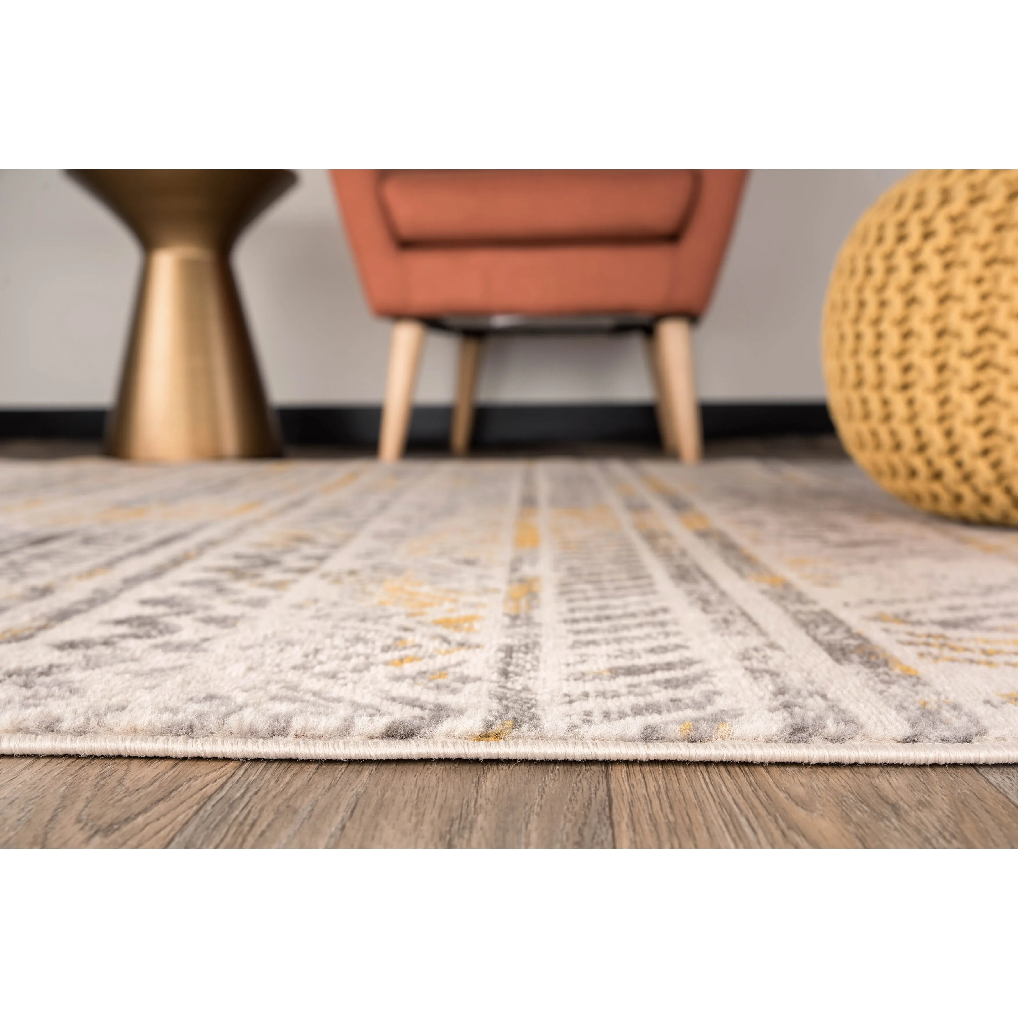 The Curated Nomad Midtown Geometric Distressed Bohemian Rug