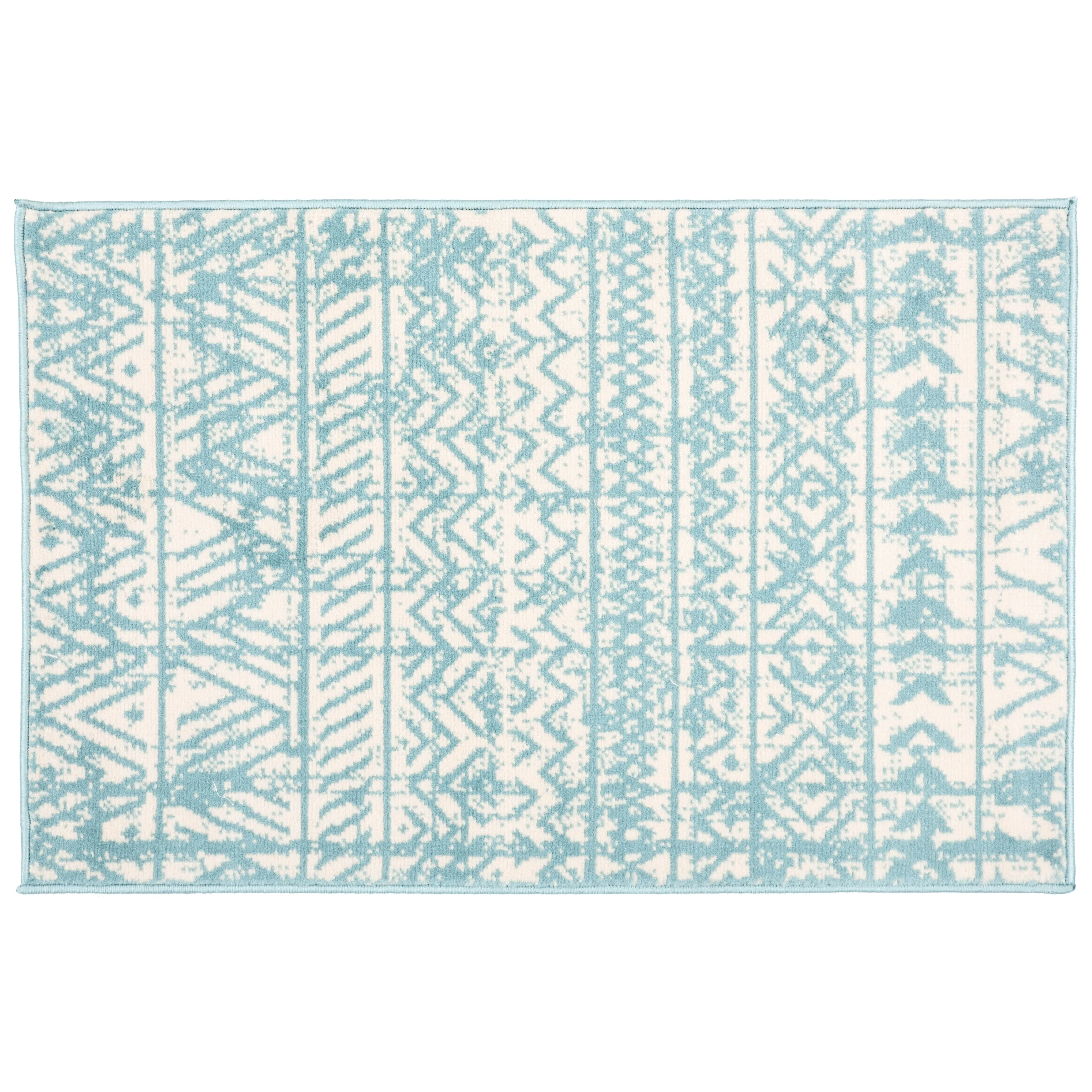 The Curated Nomad Midtown Geometric Distressed Bohemian Rug