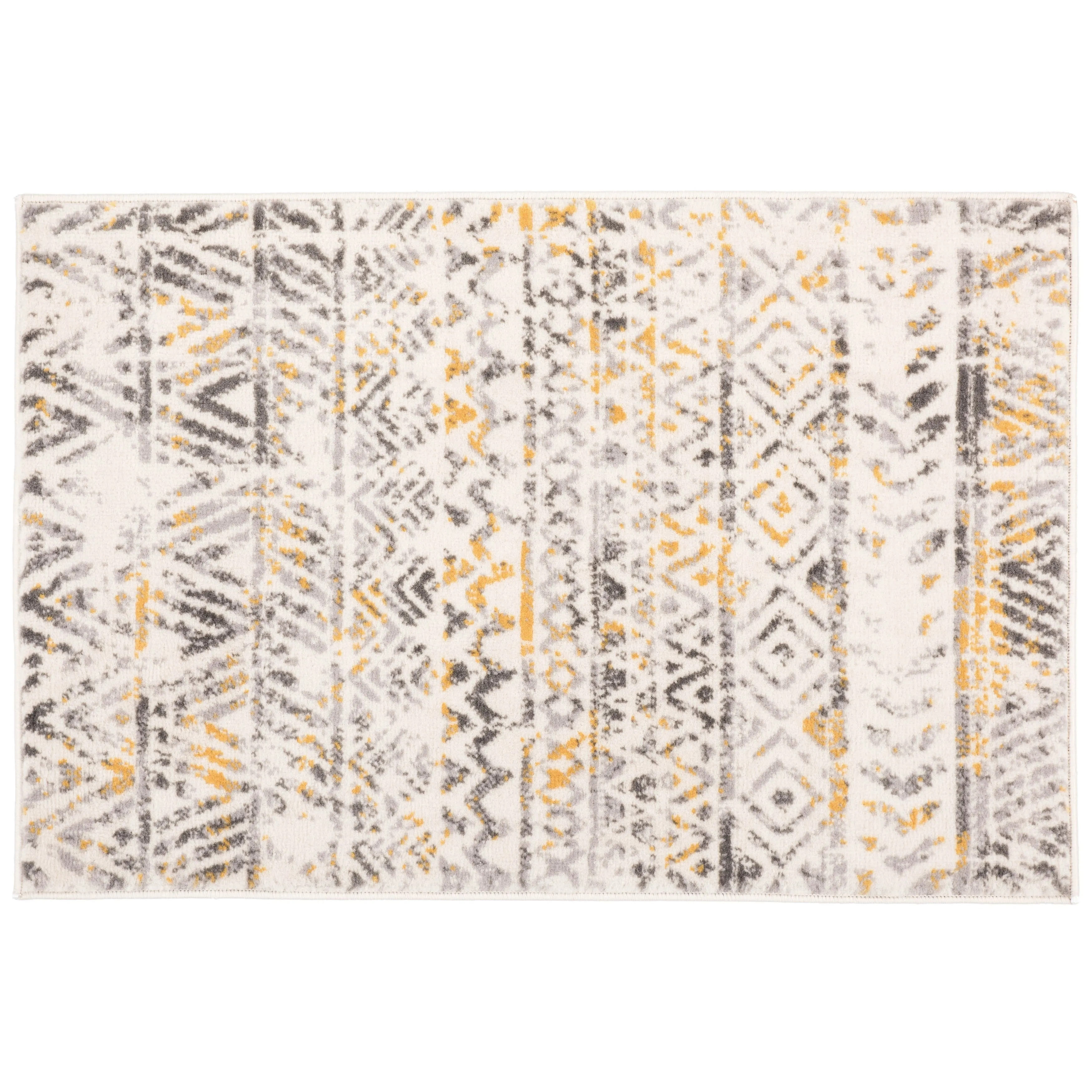 The Curated Nomad Midtown Geometric Distressed Bohemian Rug