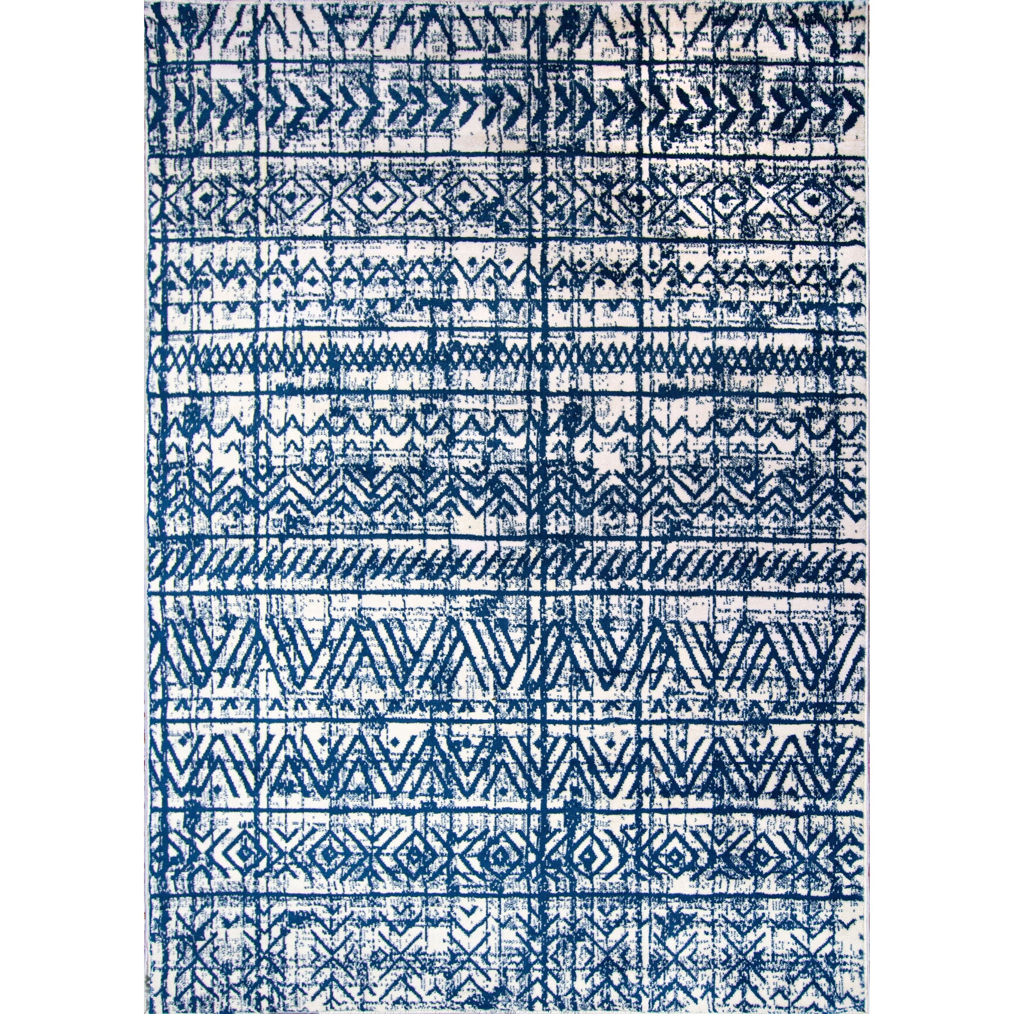 The Curated Nomad Midtown Geometric Distressed Bohemian Rug