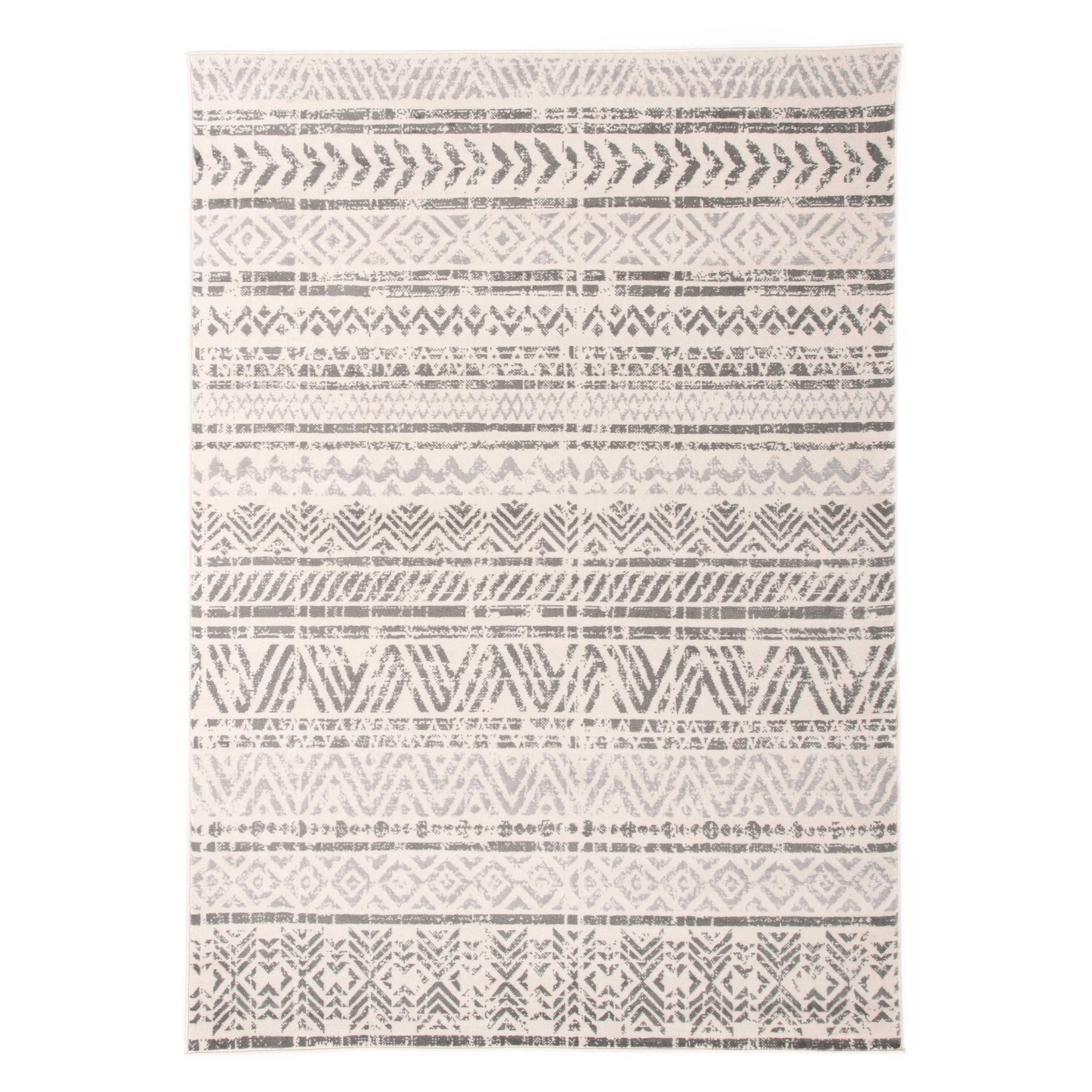 The Curated Nomad Midtown Geometric Distressed Bohemian Rug