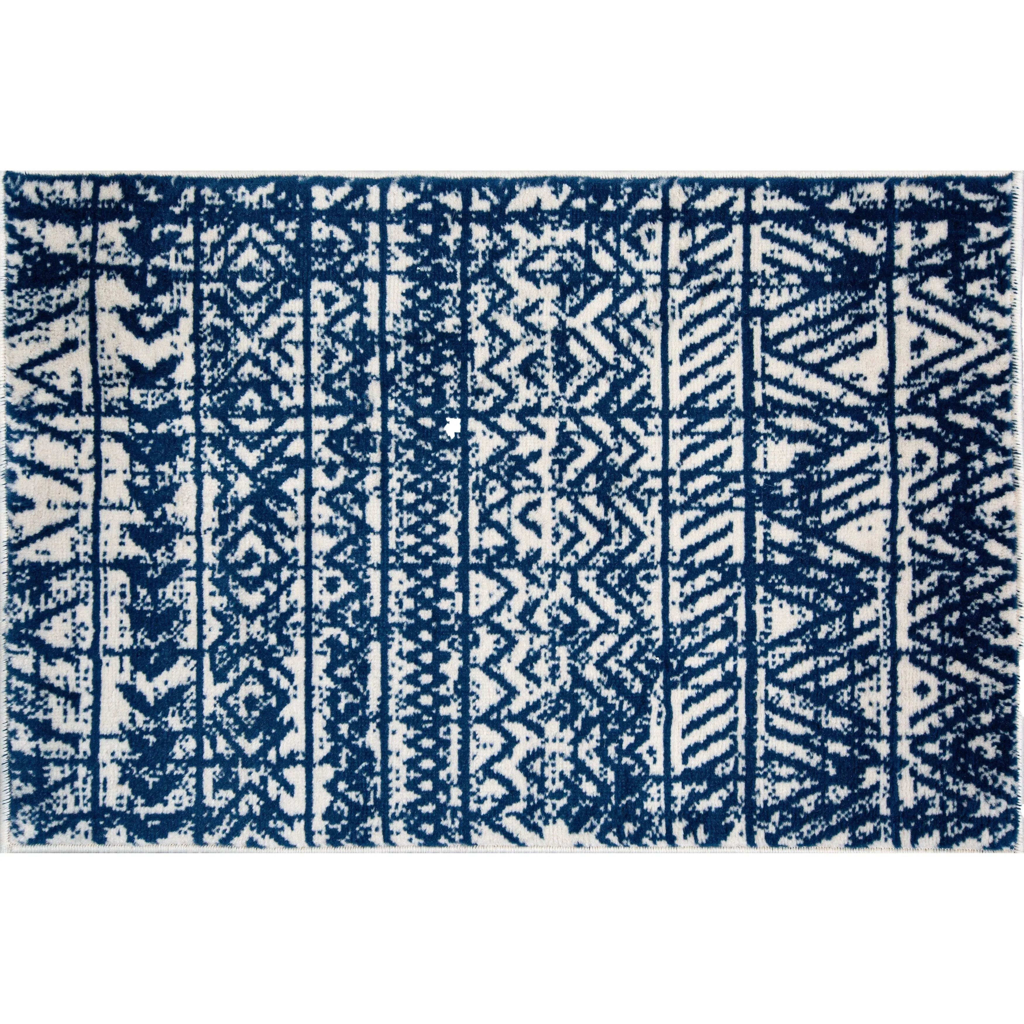 The Curated Nomad Midtown Geometric Distressed Bohemian Rug