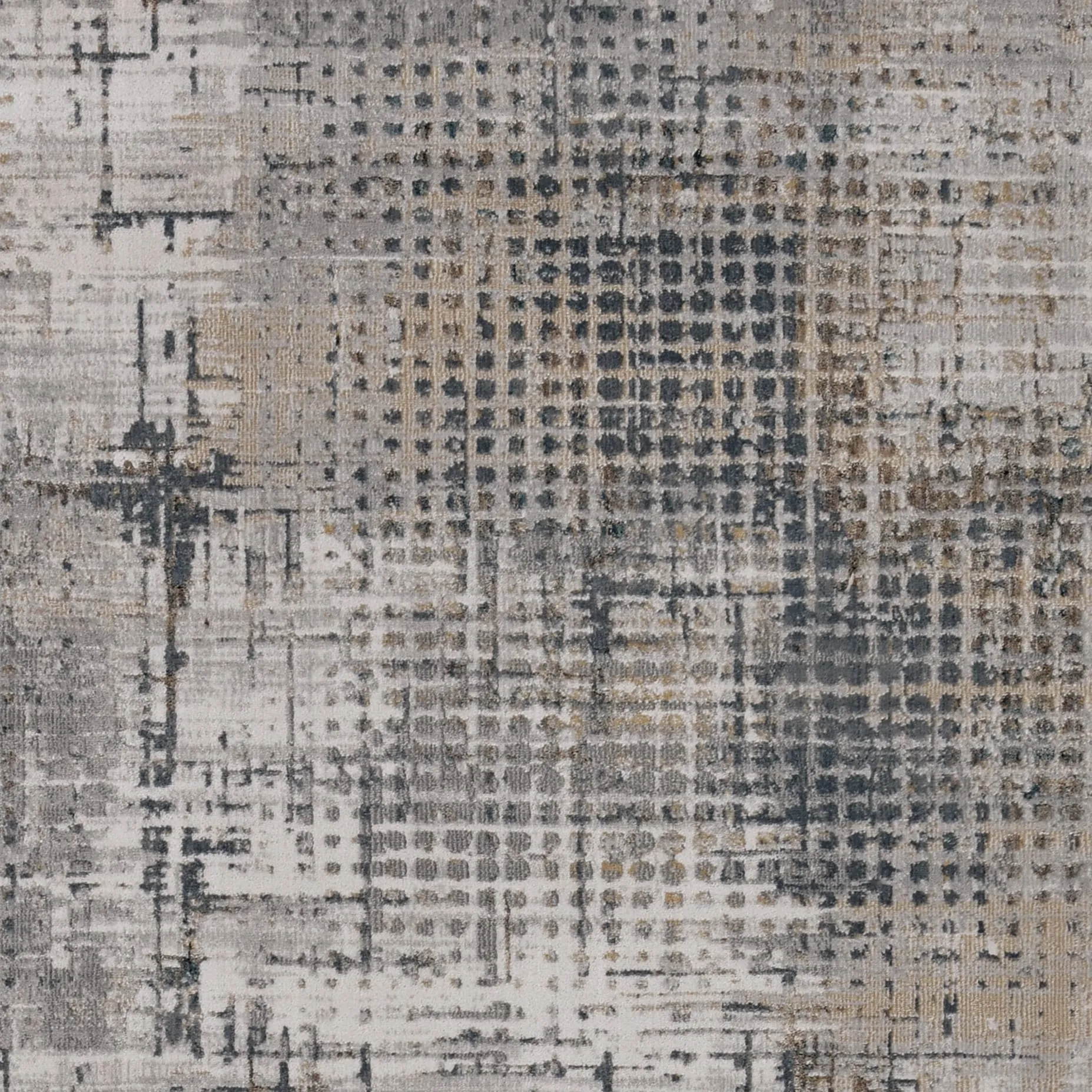 The Gray Barn Spade Industrial Honeycomb Area Rug