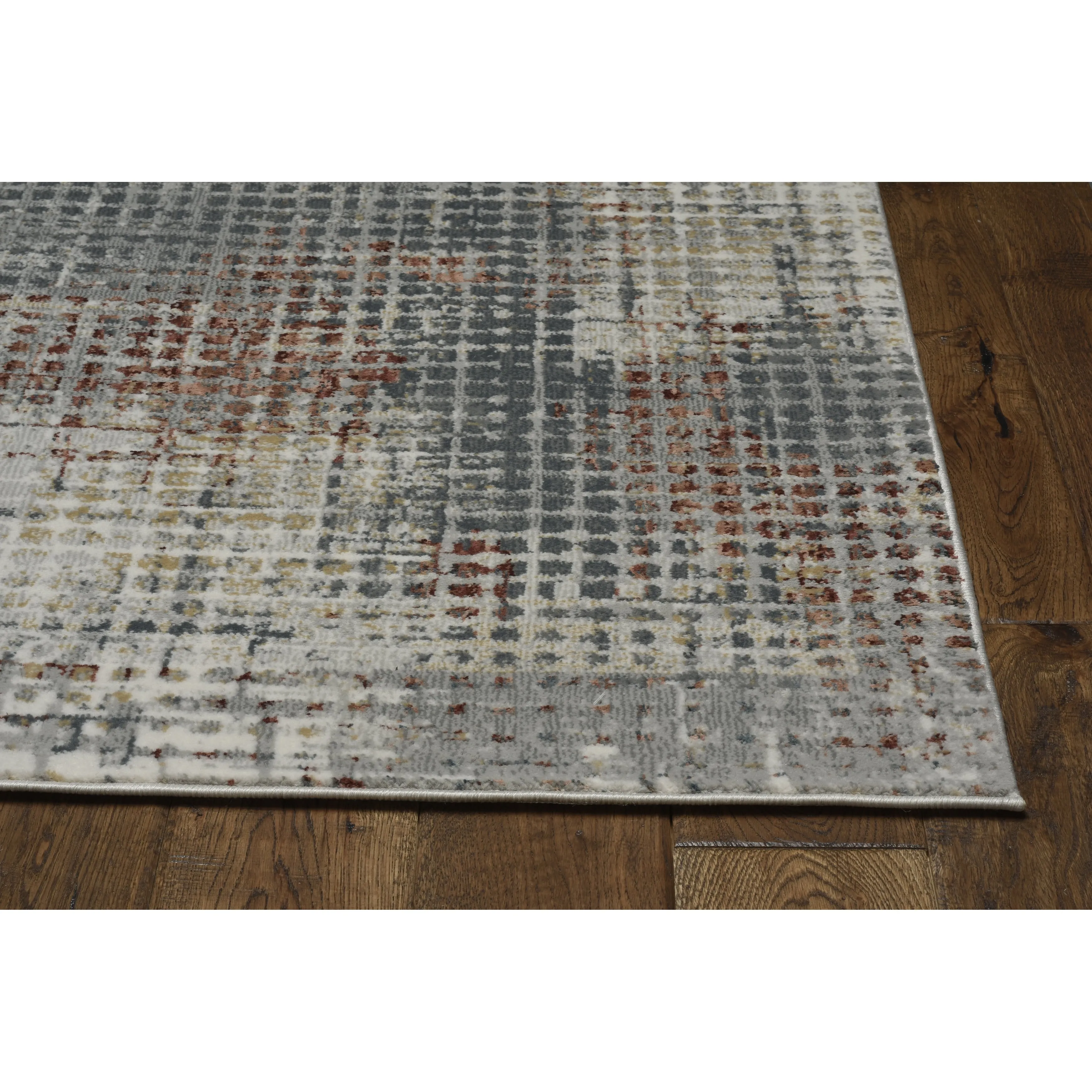 The Gray Barn Spade Industrial Honeycomb Area Rug
