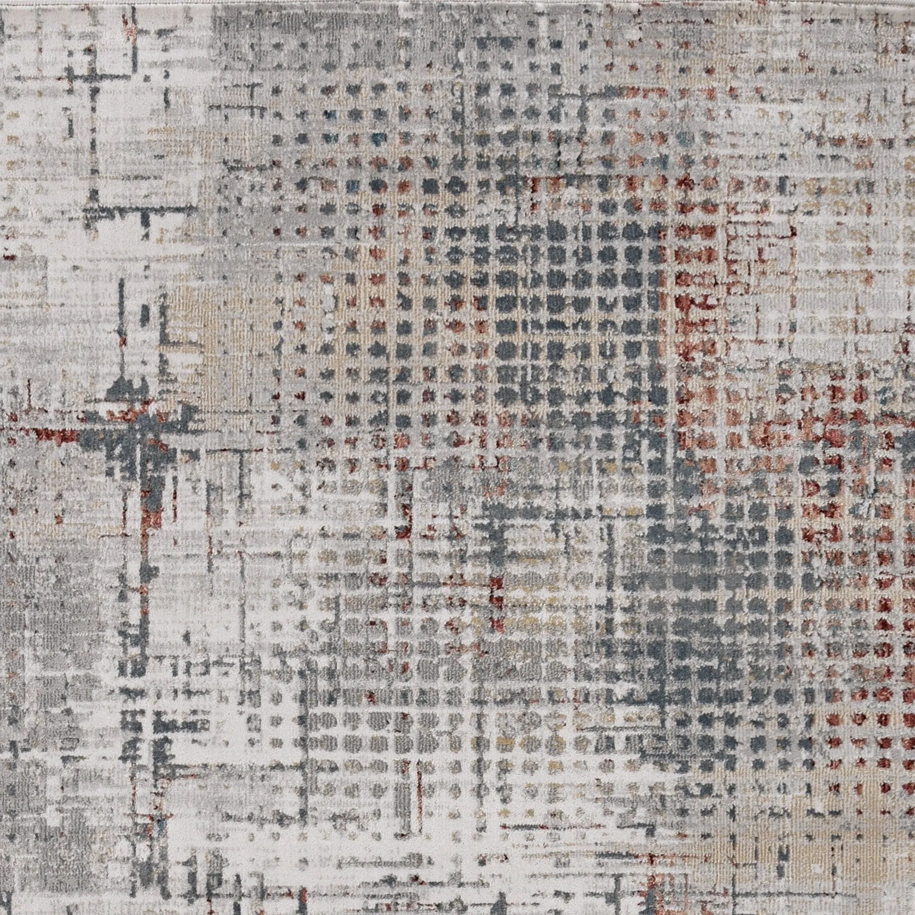 The Gray Barn Spade Industrial Honeycomb Area Rug