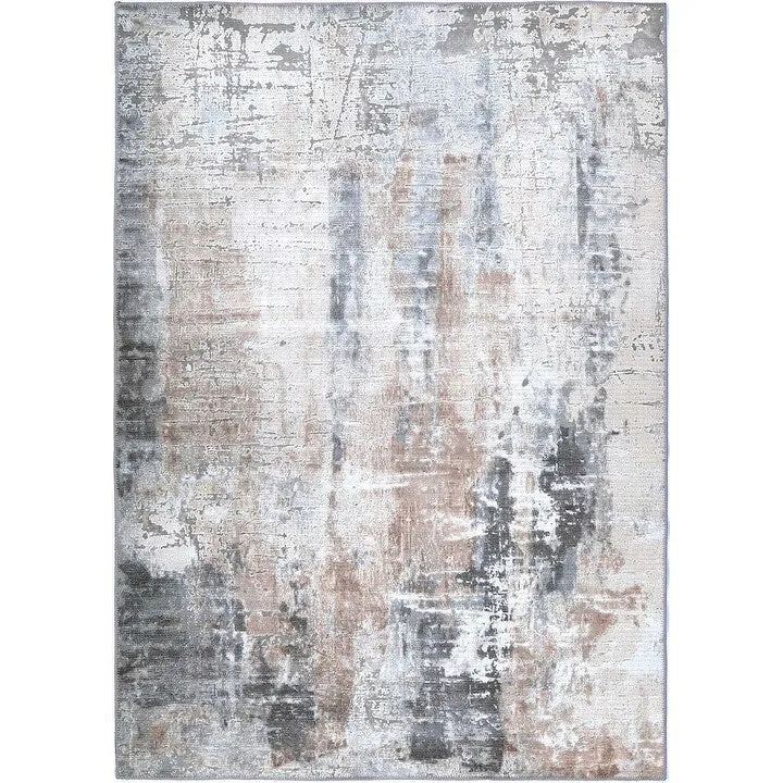 The Rug Collective Abstract Twilight Ash Machine Washable Rug