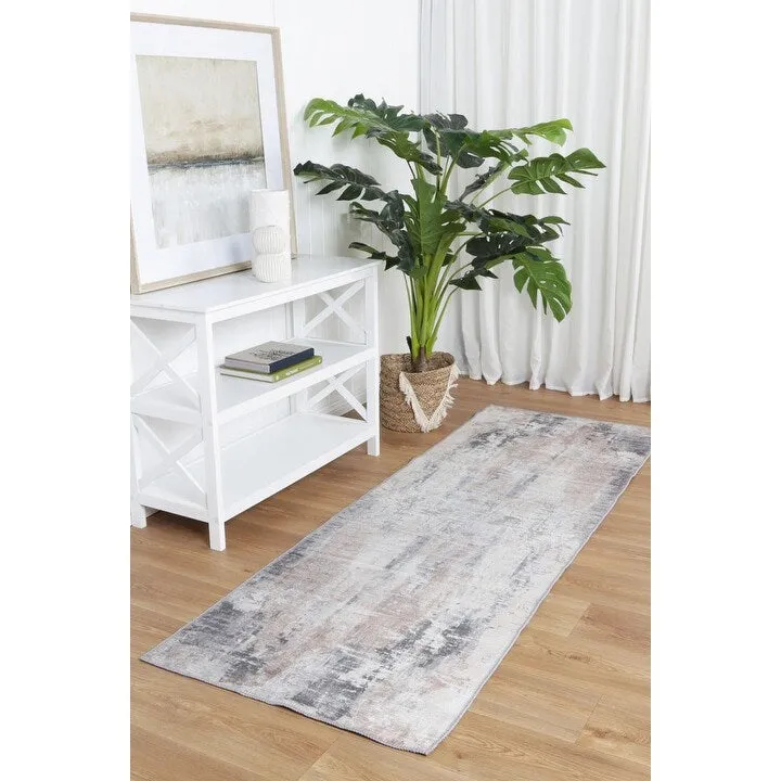 The Rug Collective Abstract Twilight Ash Machine Washable Rug