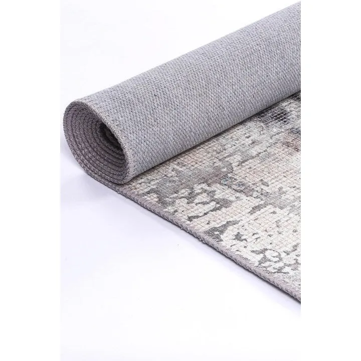 The Rug Collective Abstract Twilight Ash Machine Washable Rug