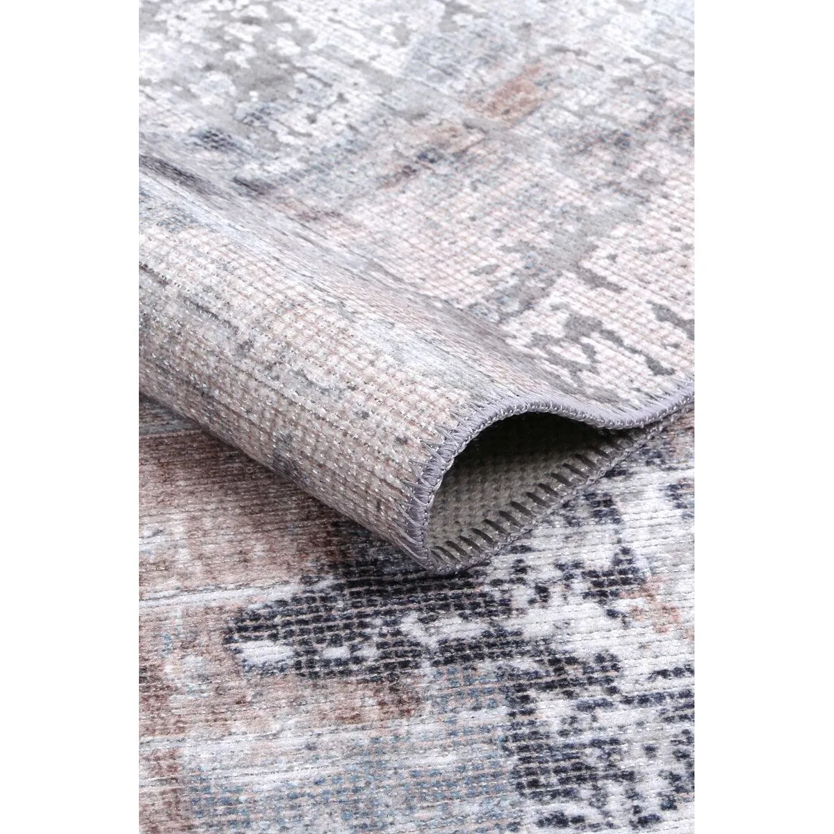 The Rug Collective Abstract Twilight Ash Machine Washable Rug