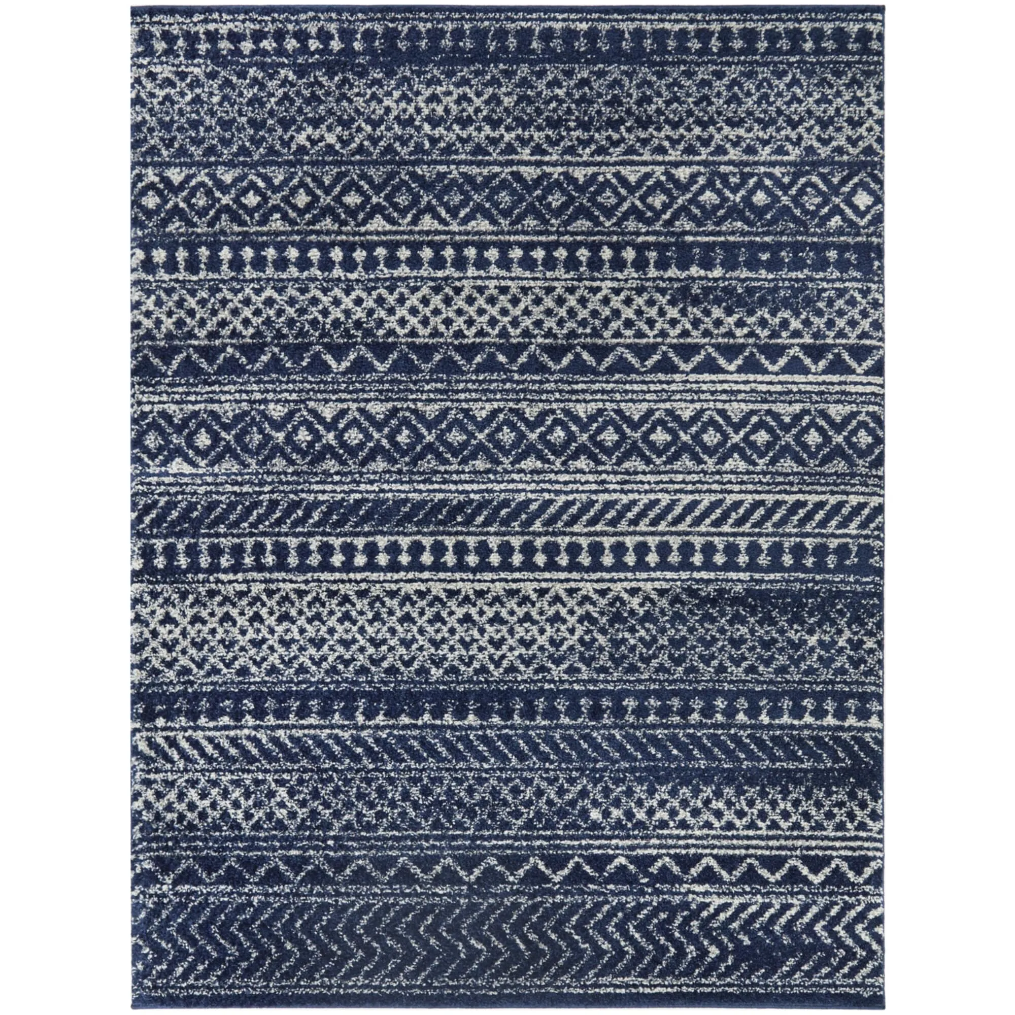 Theo Geometric Striped Area Rug