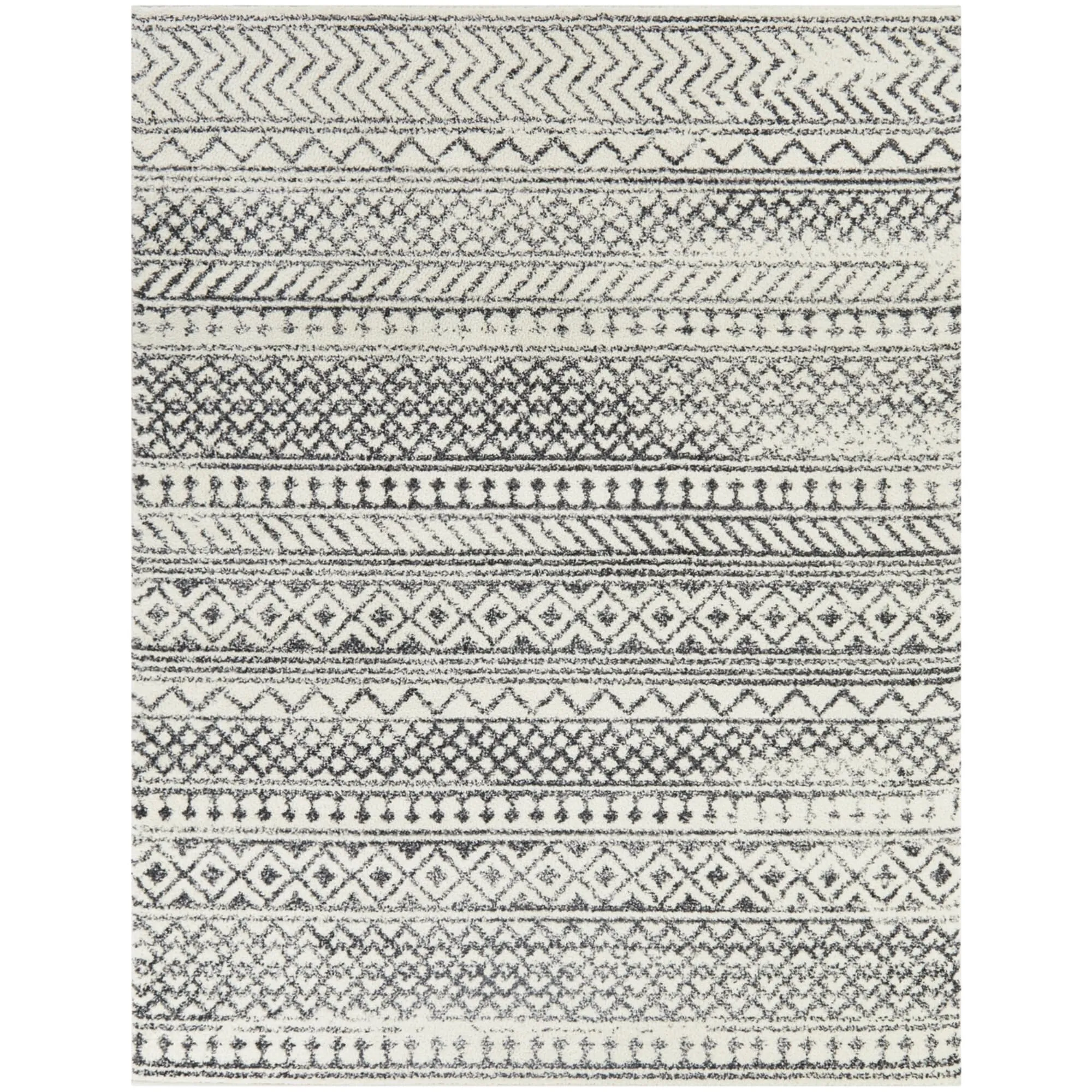 Theo Geometric Striped Area Rug