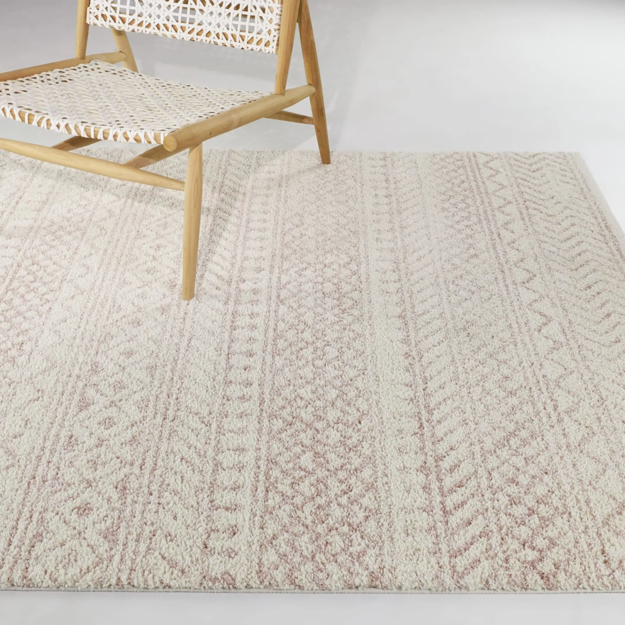 Theo Geometric Striped Area Rug
