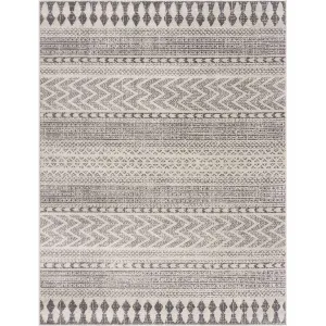 Tlacopan Geometric Moroccan Trellis Farmhouse Area Rug - Rustic Kilim Pattern