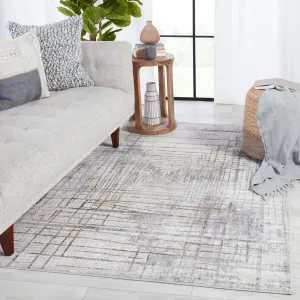 Toril Abstract Gray/ Gold Area Rug
