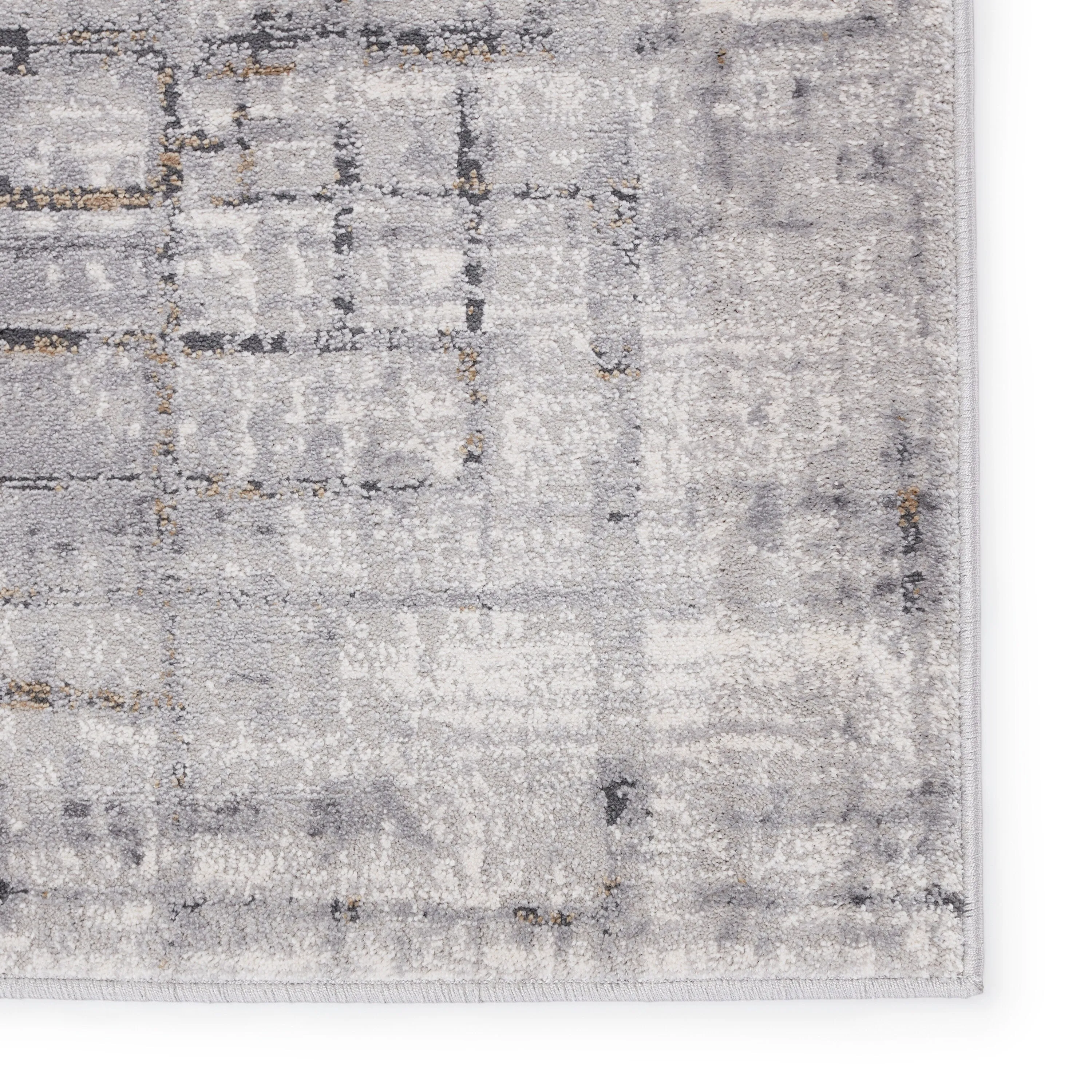 Toril Abstract Gray/ Gold Area Rug