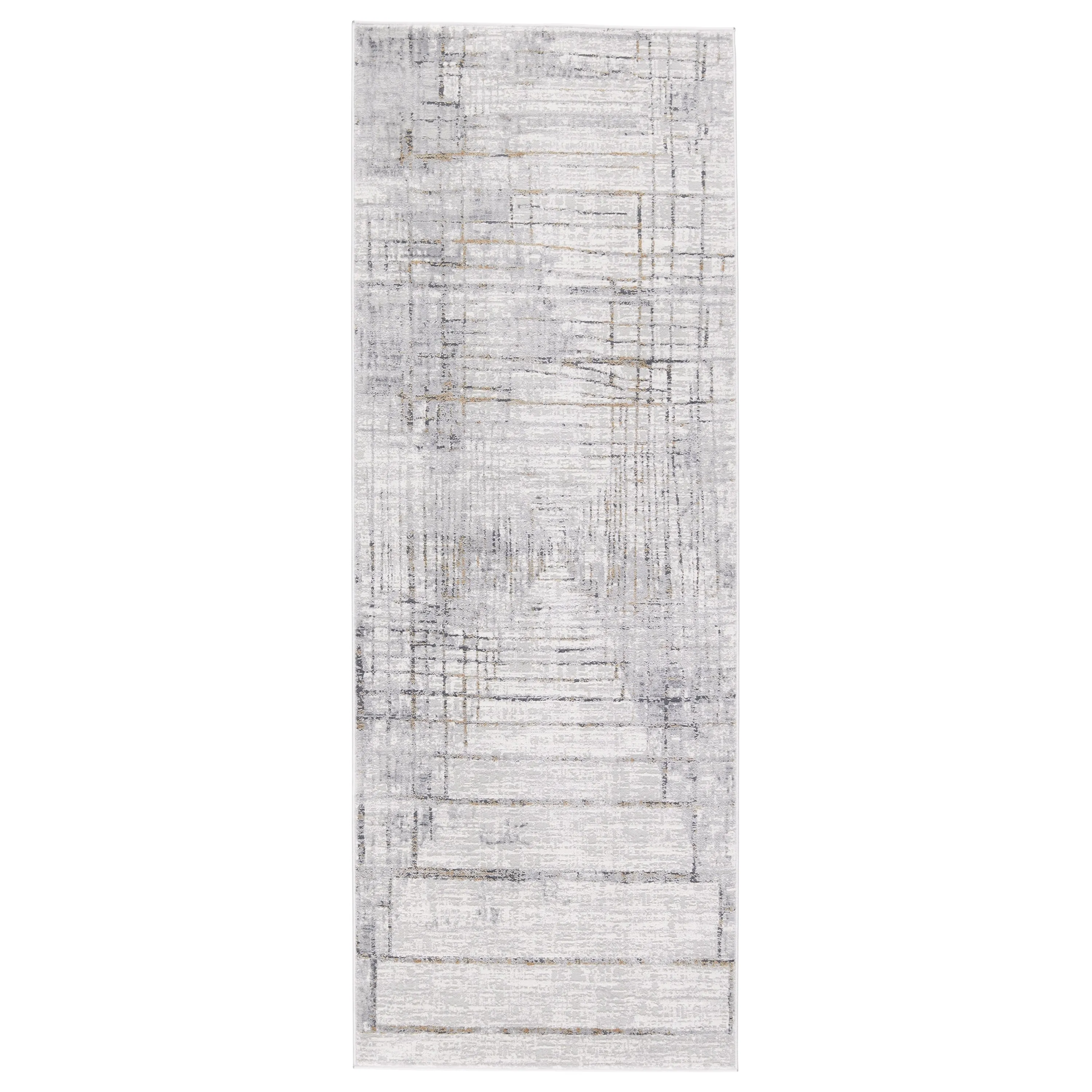 Toril Abstract Gray/ Gold Area Rug