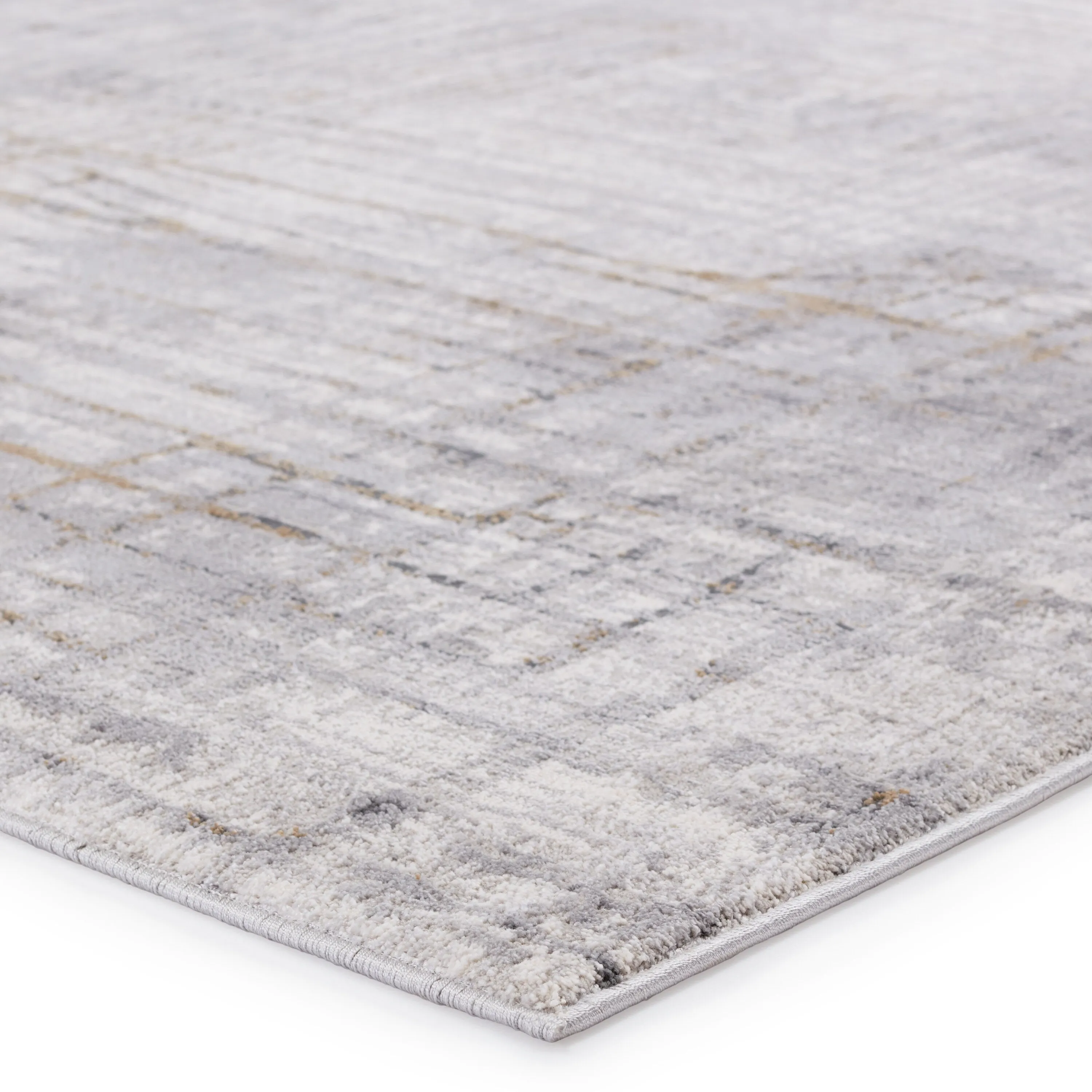 Toril Abstract Gray/ Gold Area Rug