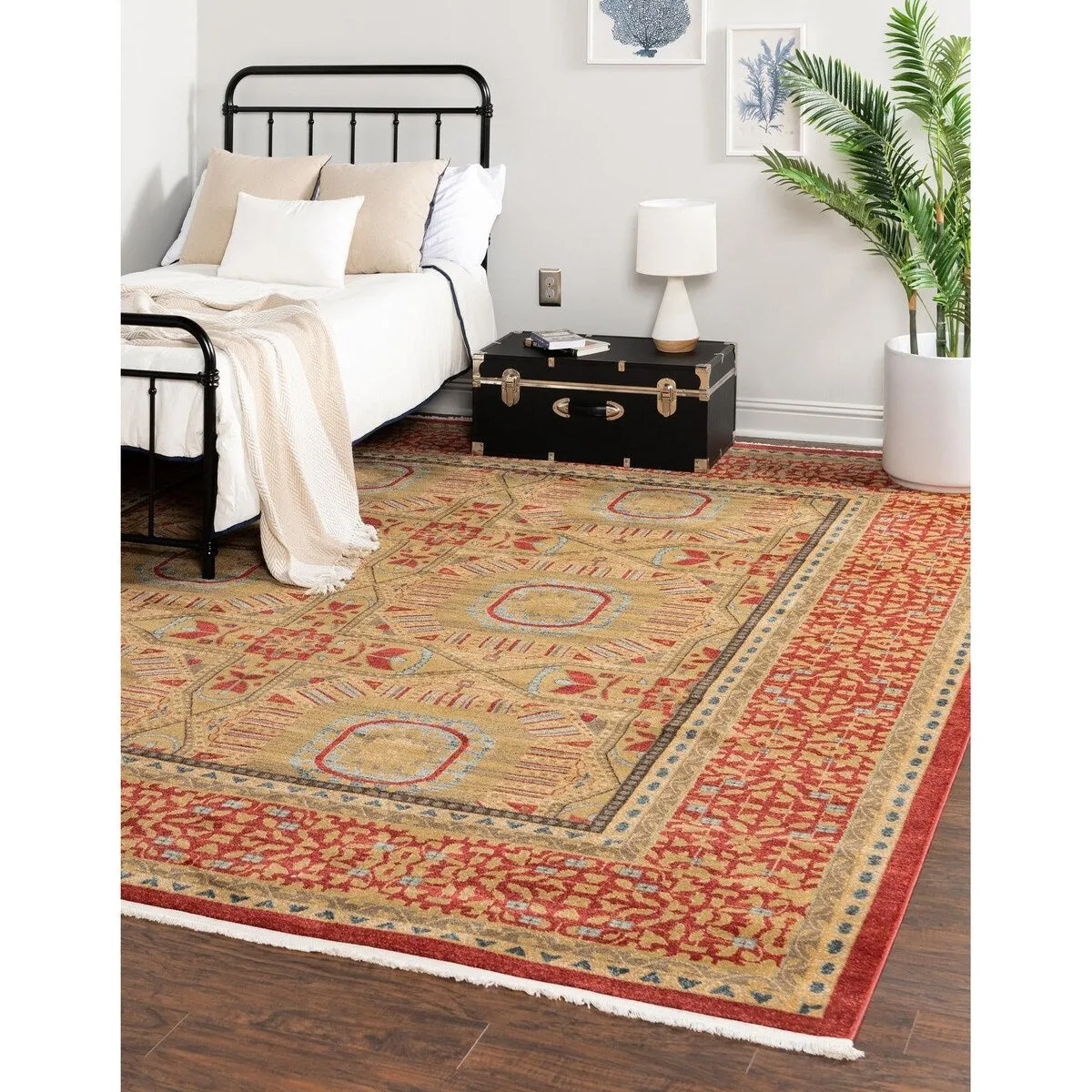 Traditional Cassia Collection Area Rug