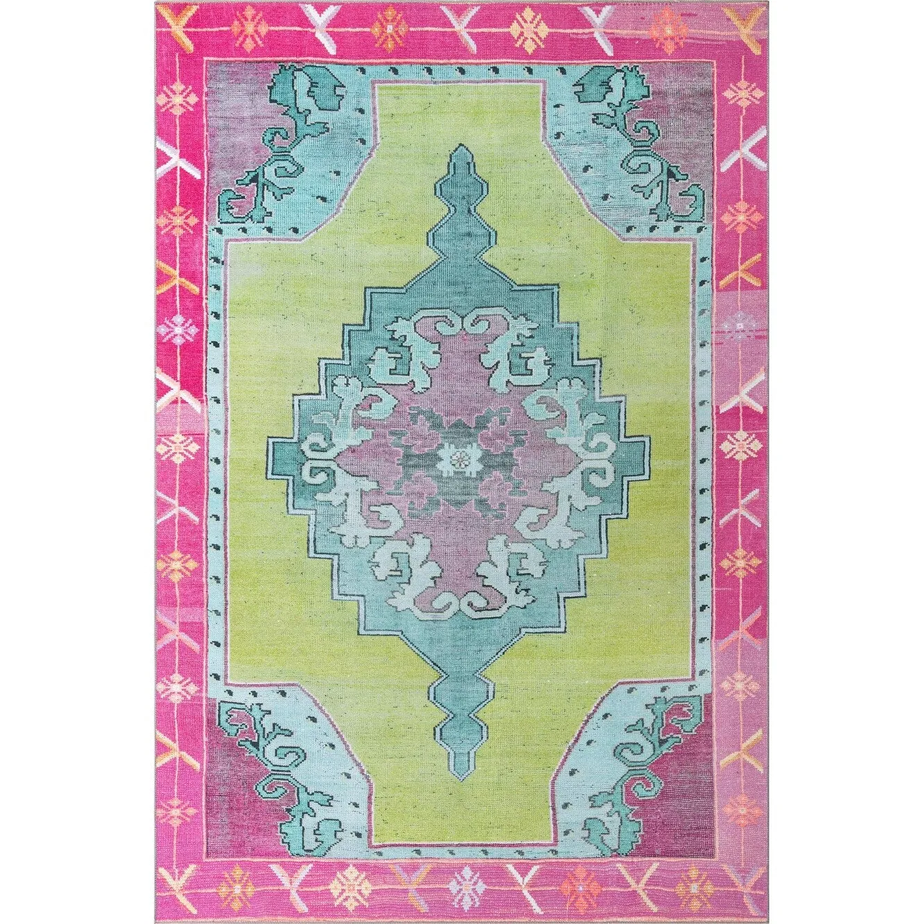 Traditional Rine Collection Area Rug