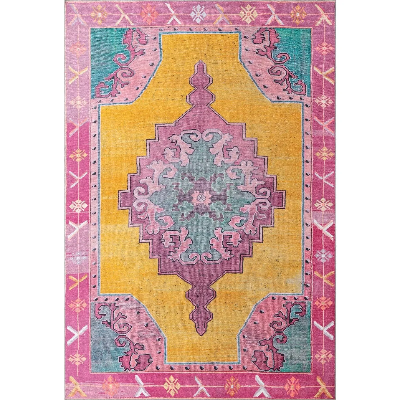 Traditional Rine Collection Area Rug