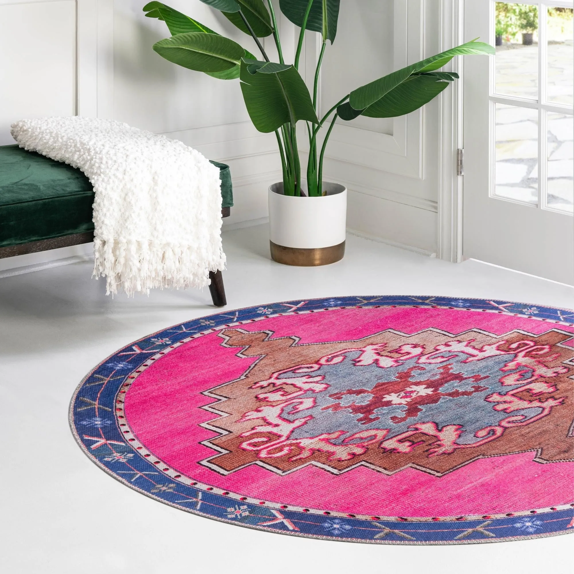 Traditional Rine Collection Area Rug