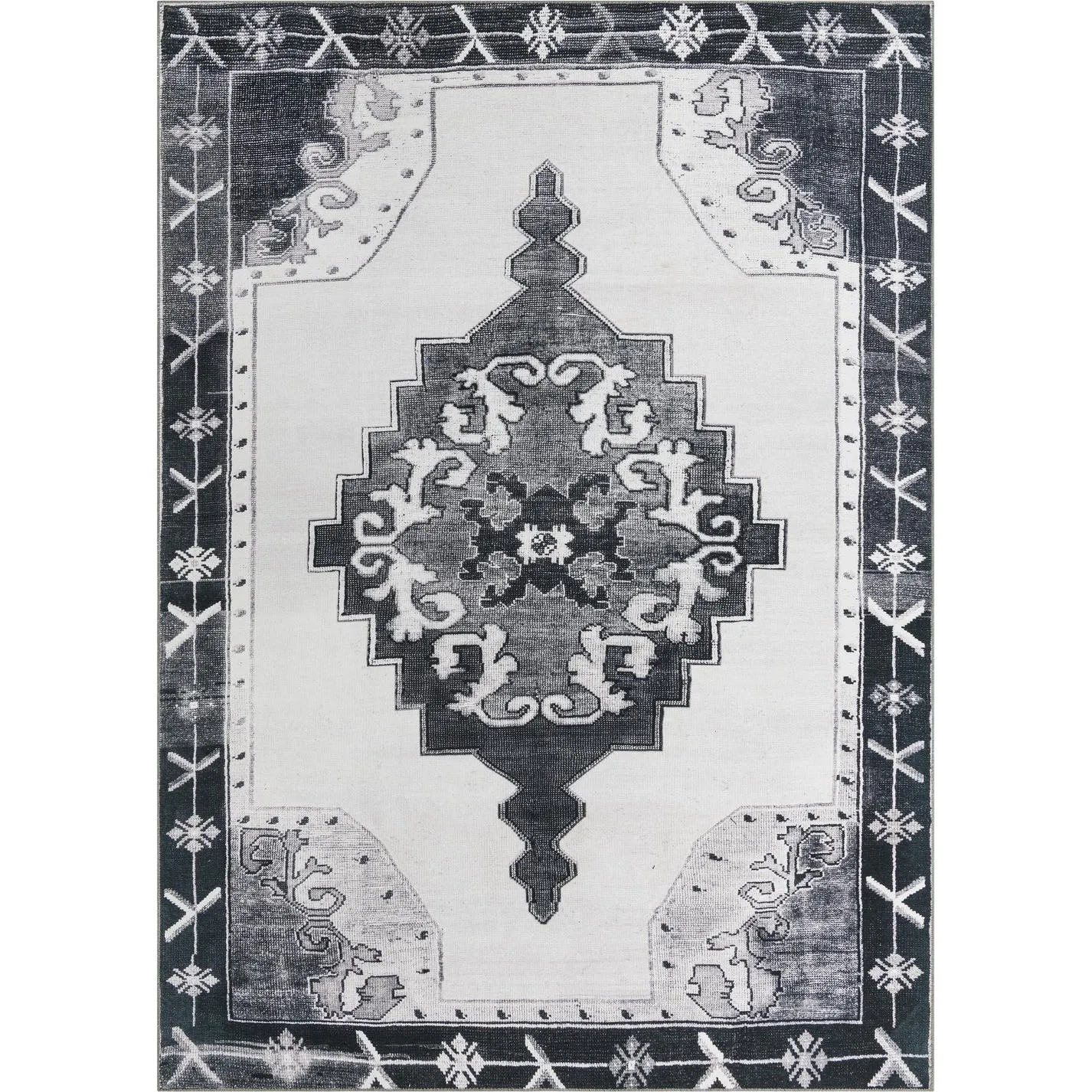 Traditional Rine Collection Area Rug