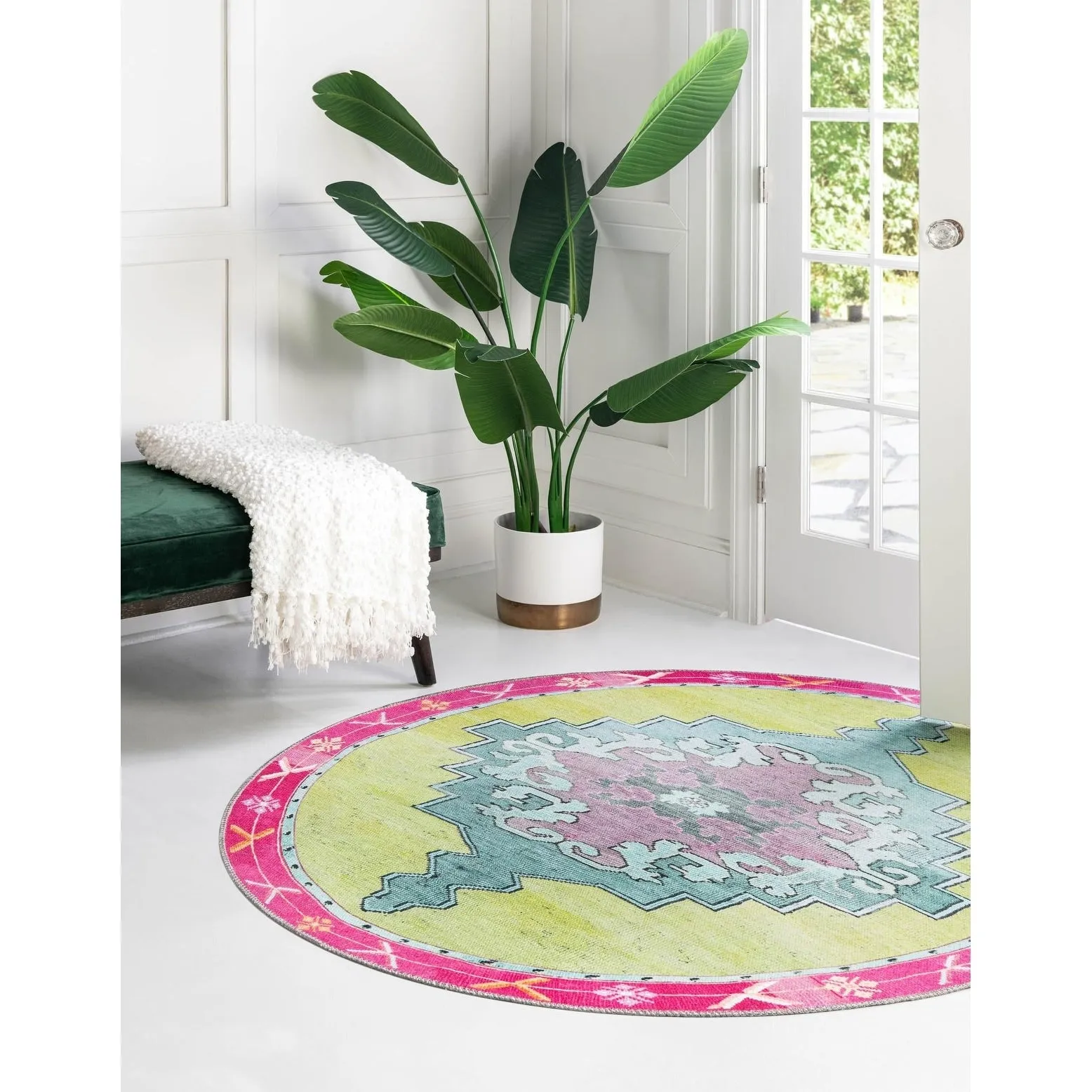 Traditional Rine Collection Area Rug