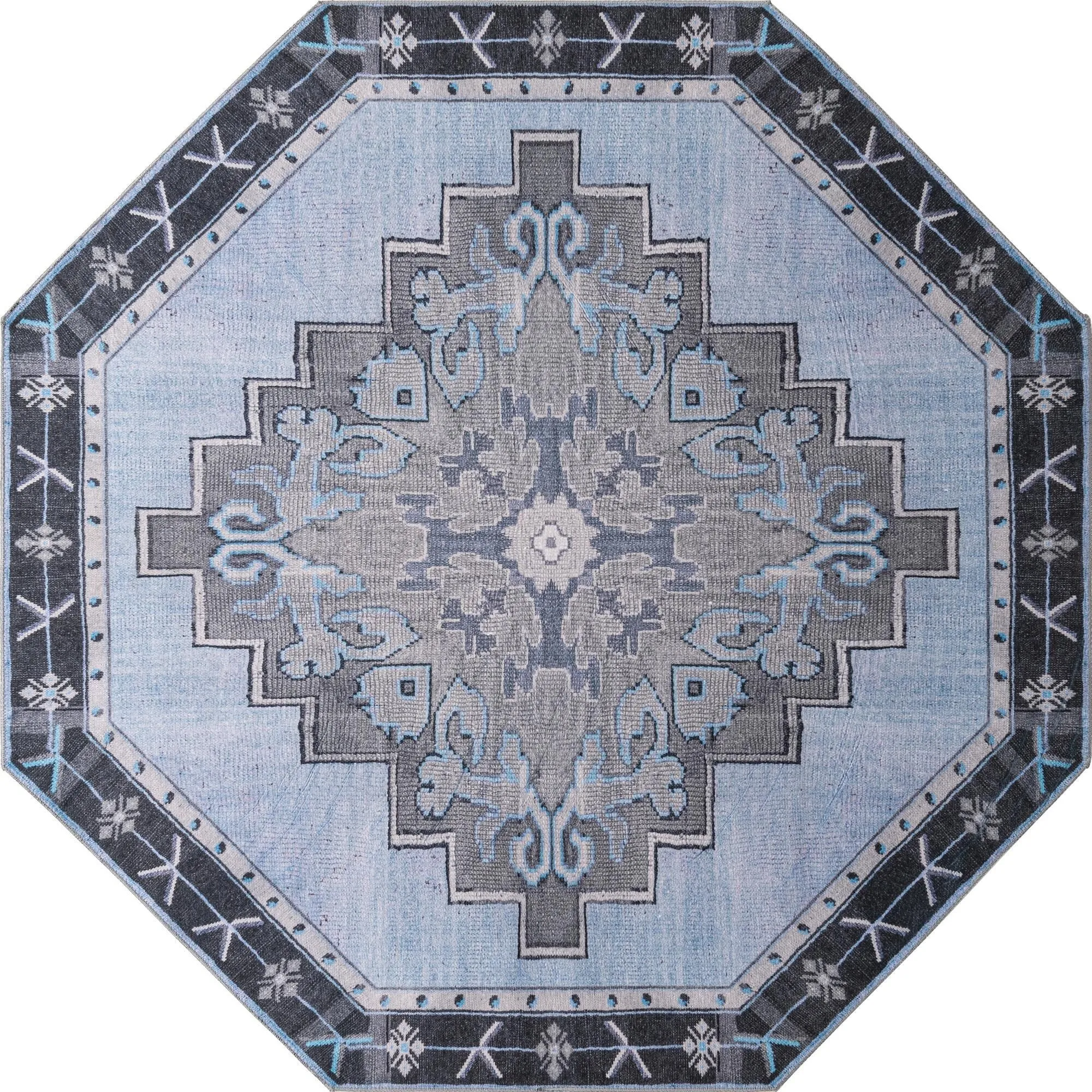 Traditional Rine Collection Area Rug