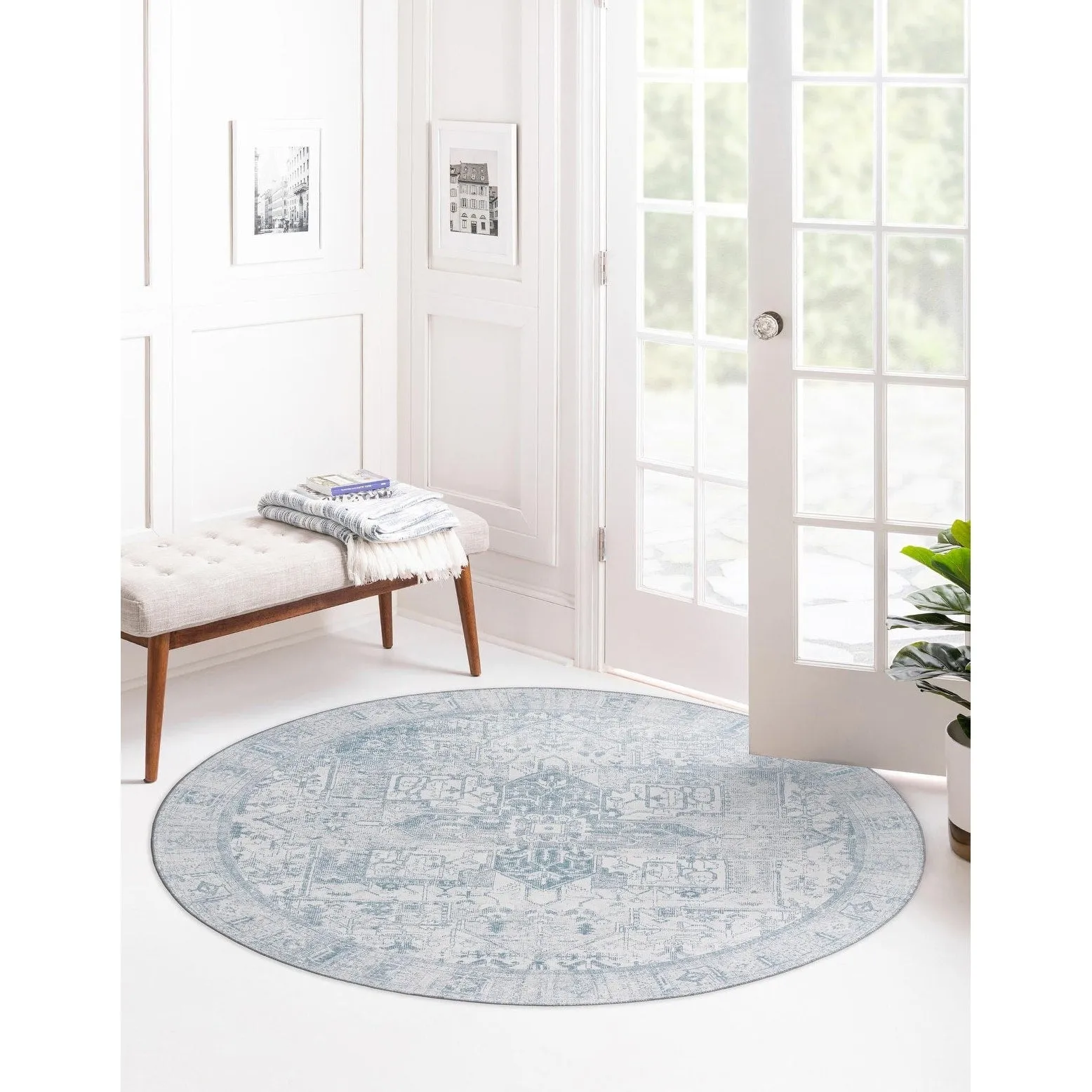 Transitional Rine Collection Area Rug