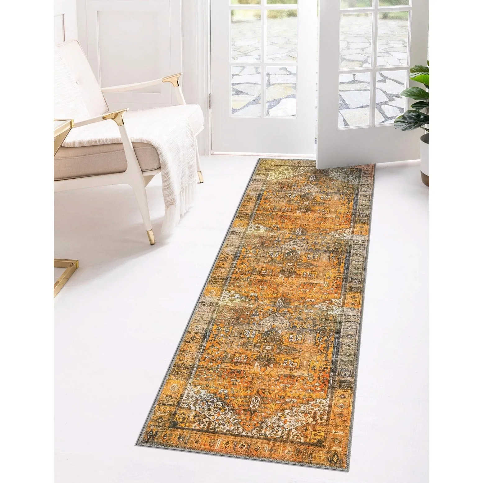 Transitional Rine Collection Area Rug