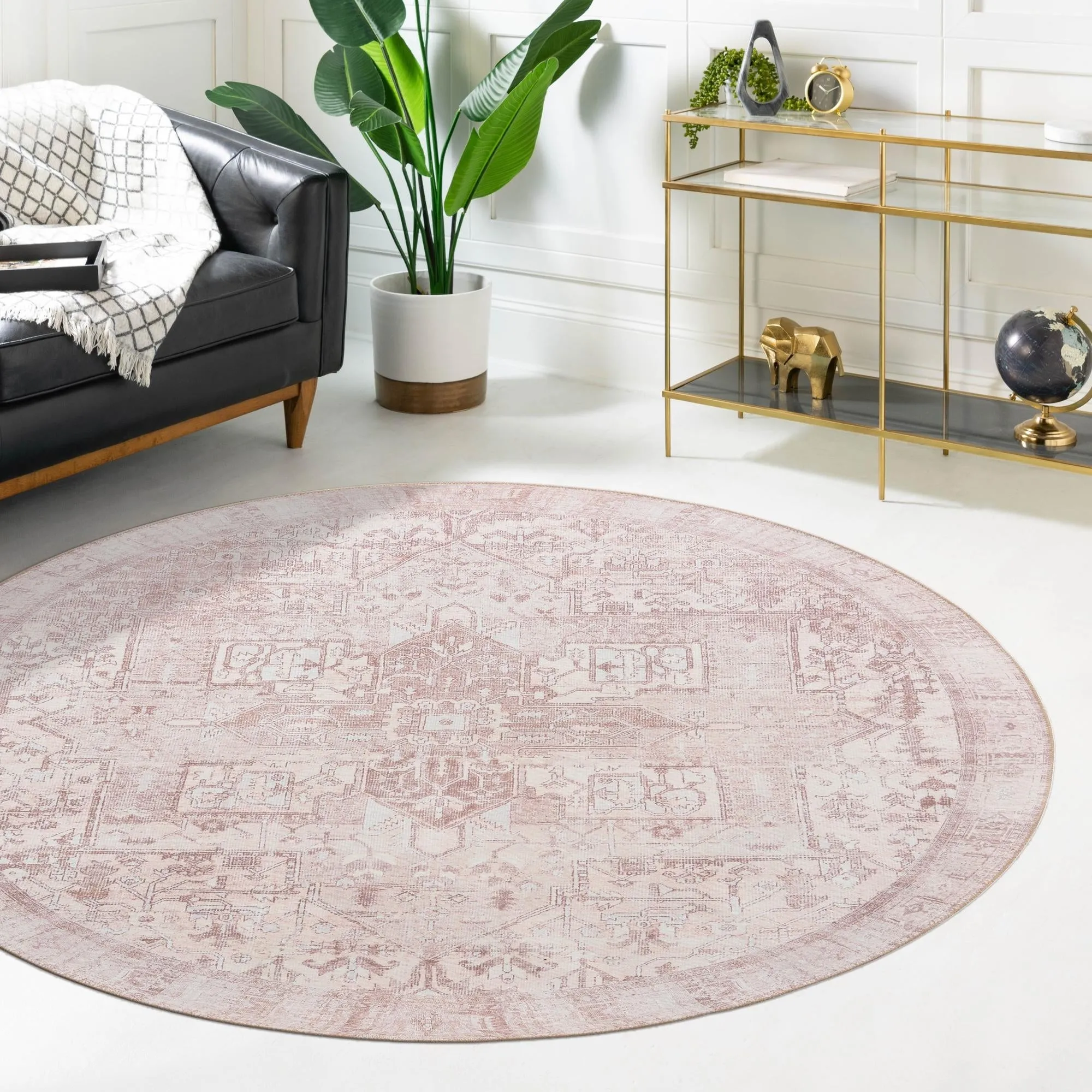 Transitional Rine Collection Area Rug