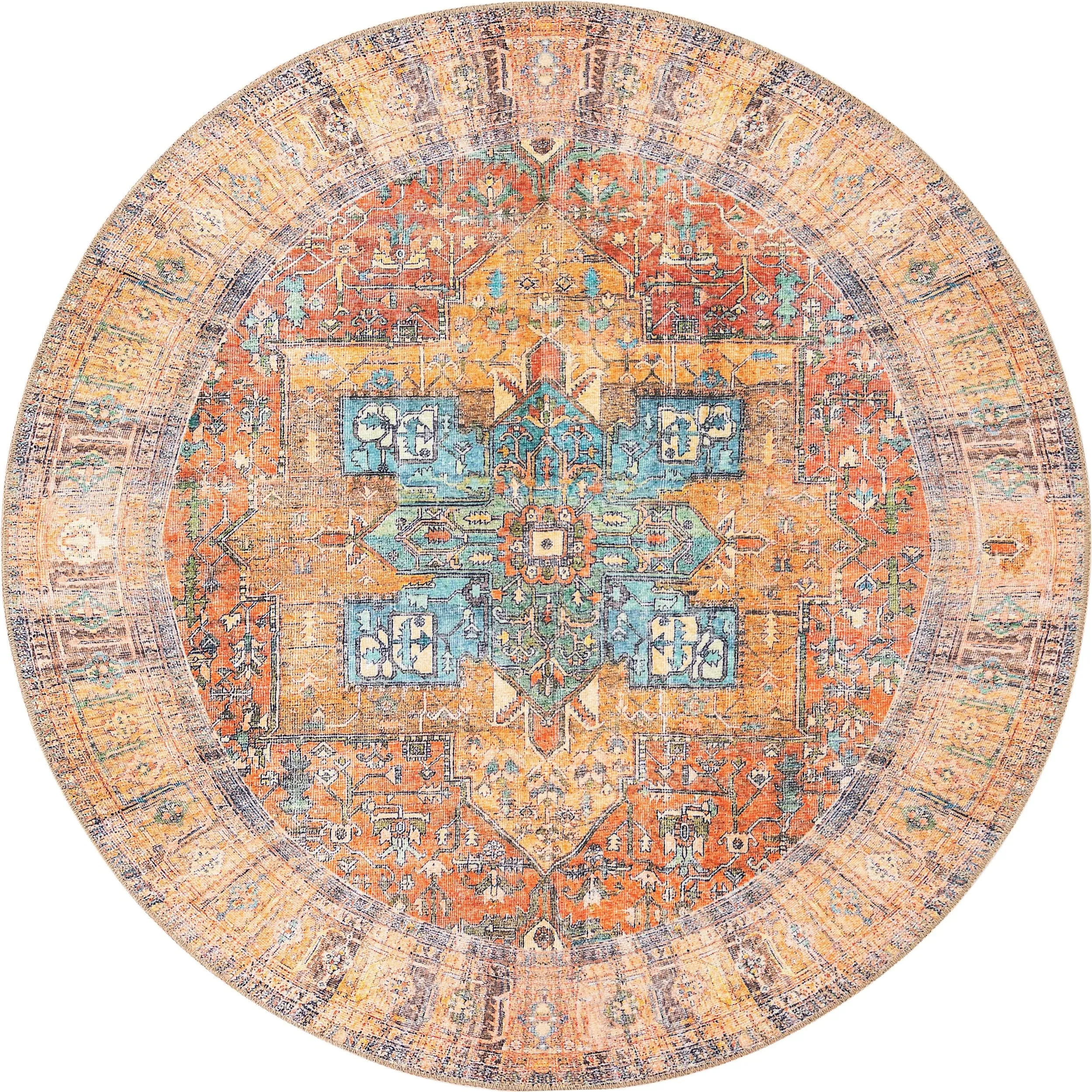 Transitional Rine Collection Area Rug