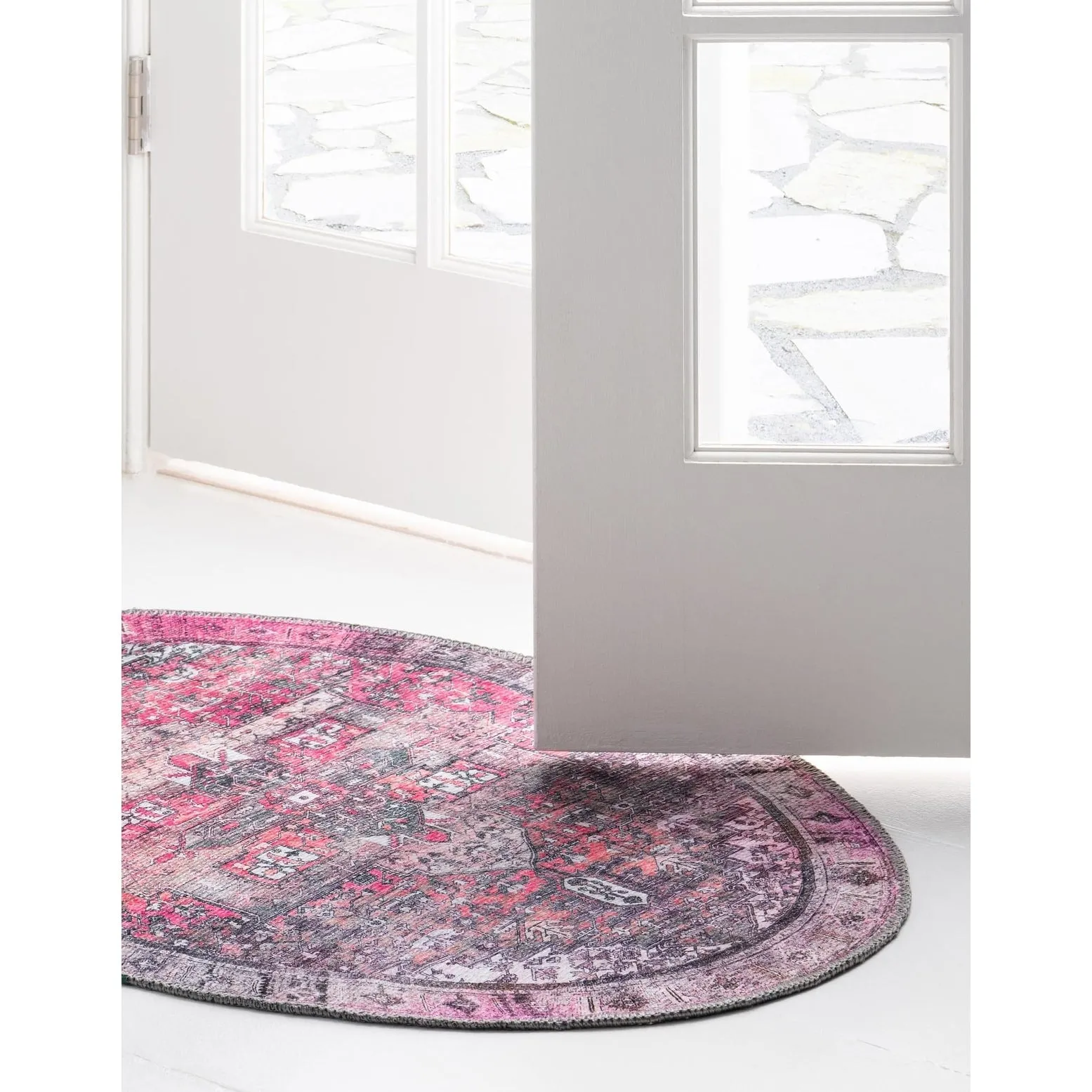 Transitional Rine Collection Area Rug
