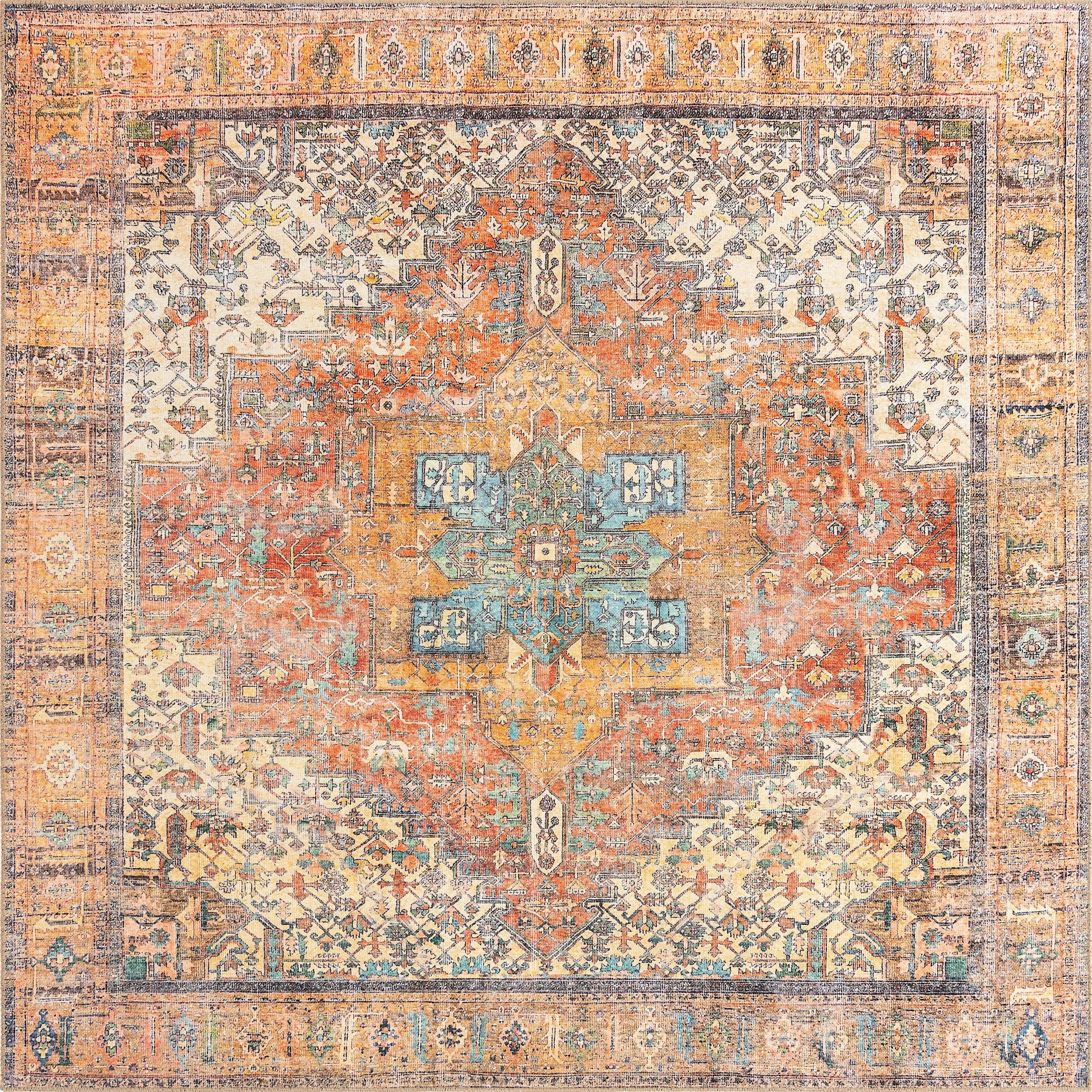Transitional Rine Collection Area Rug