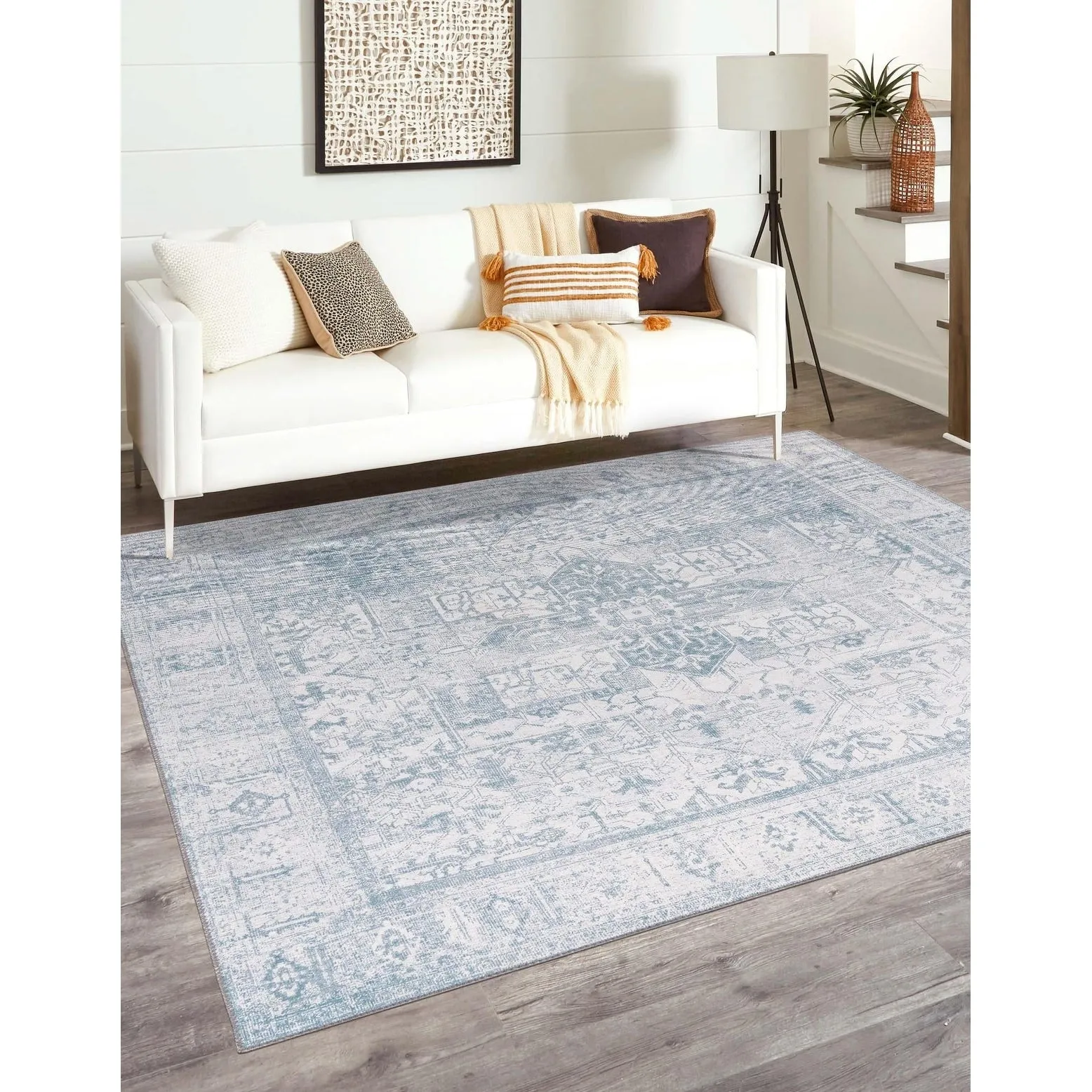Transitional Rine Collection Area Rug